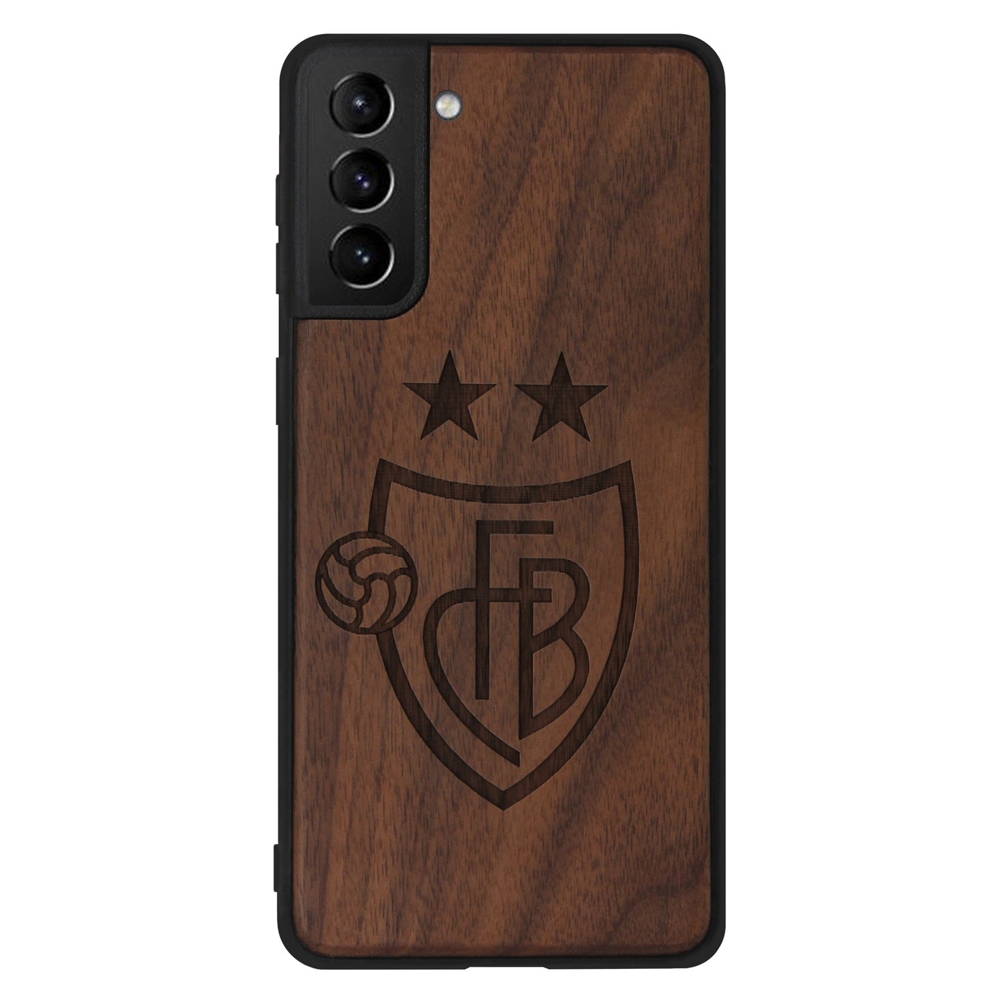 FCB Eden Case aus Nussbaumholz für Samsung Galaxy S21