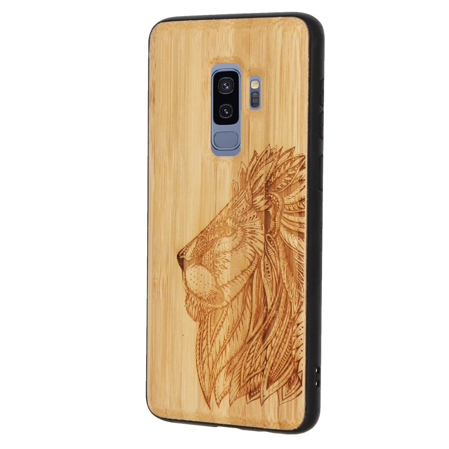 Coque Eden Lion en Bambou pour Samsung Galaxy S9 Plus