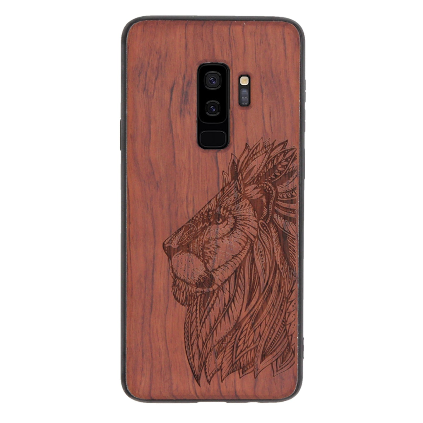 Löwe Eden Case aus Rosenholz für Samsung Galaxy S9 Plus