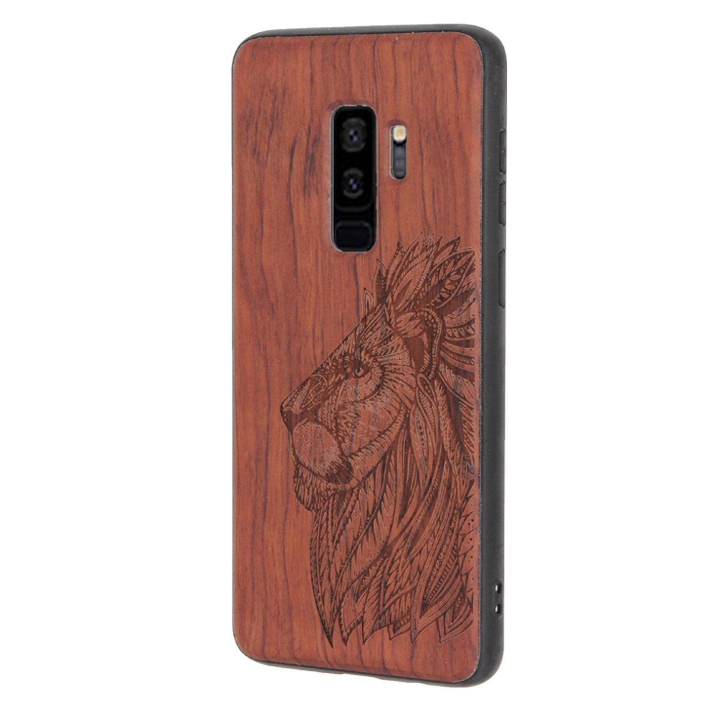 Löwe Eden Case aus Rosenholz für Samsung Galaxy S9 Plus