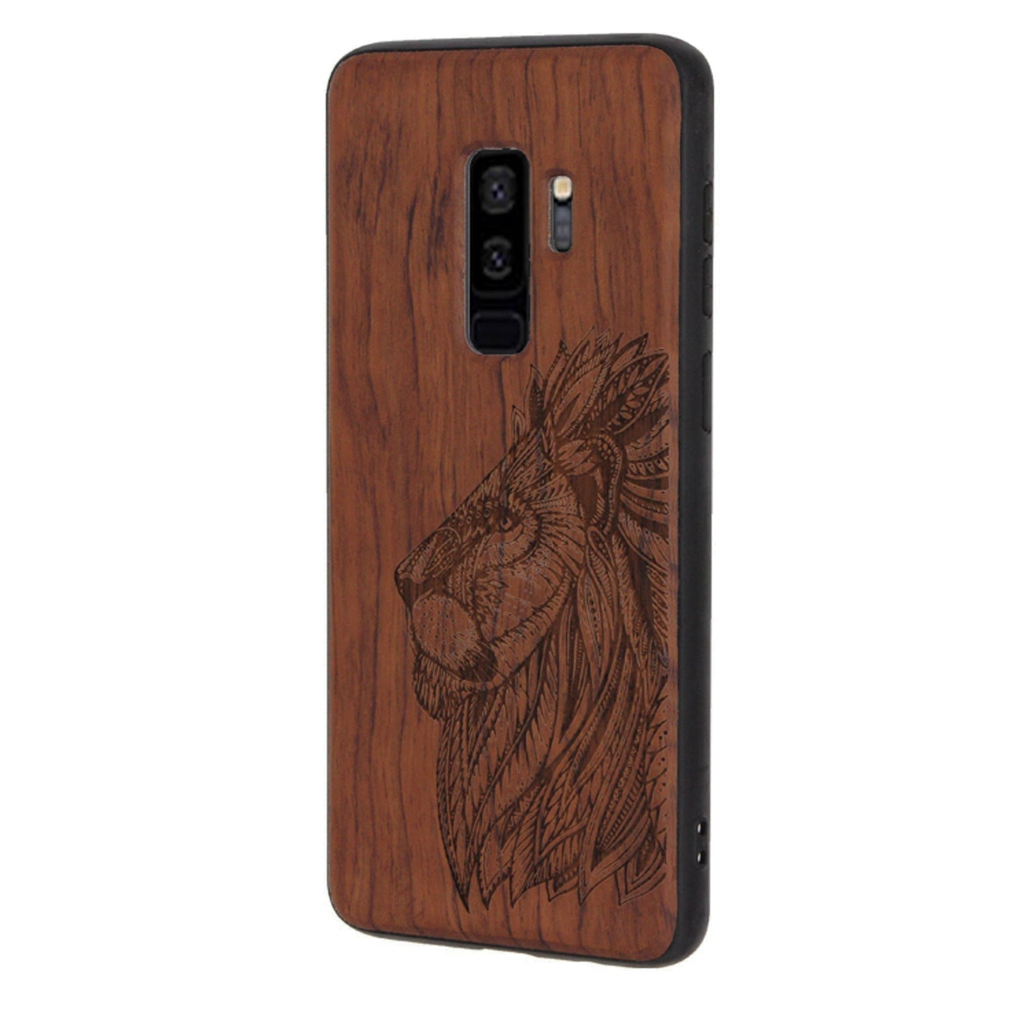 Löwe Eden Case aus Nussbaumholz für Samsung Galaxy S9 Plus