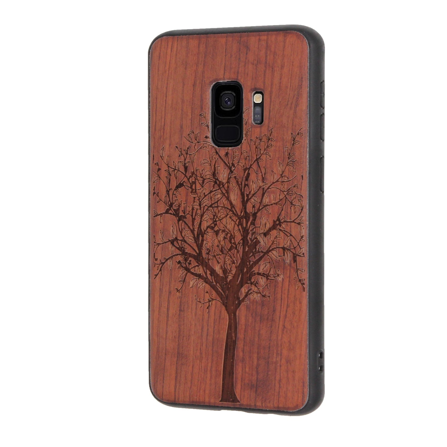 Lebensbaum Eden Case aus Rosenholz für Samsung Galaxy S9