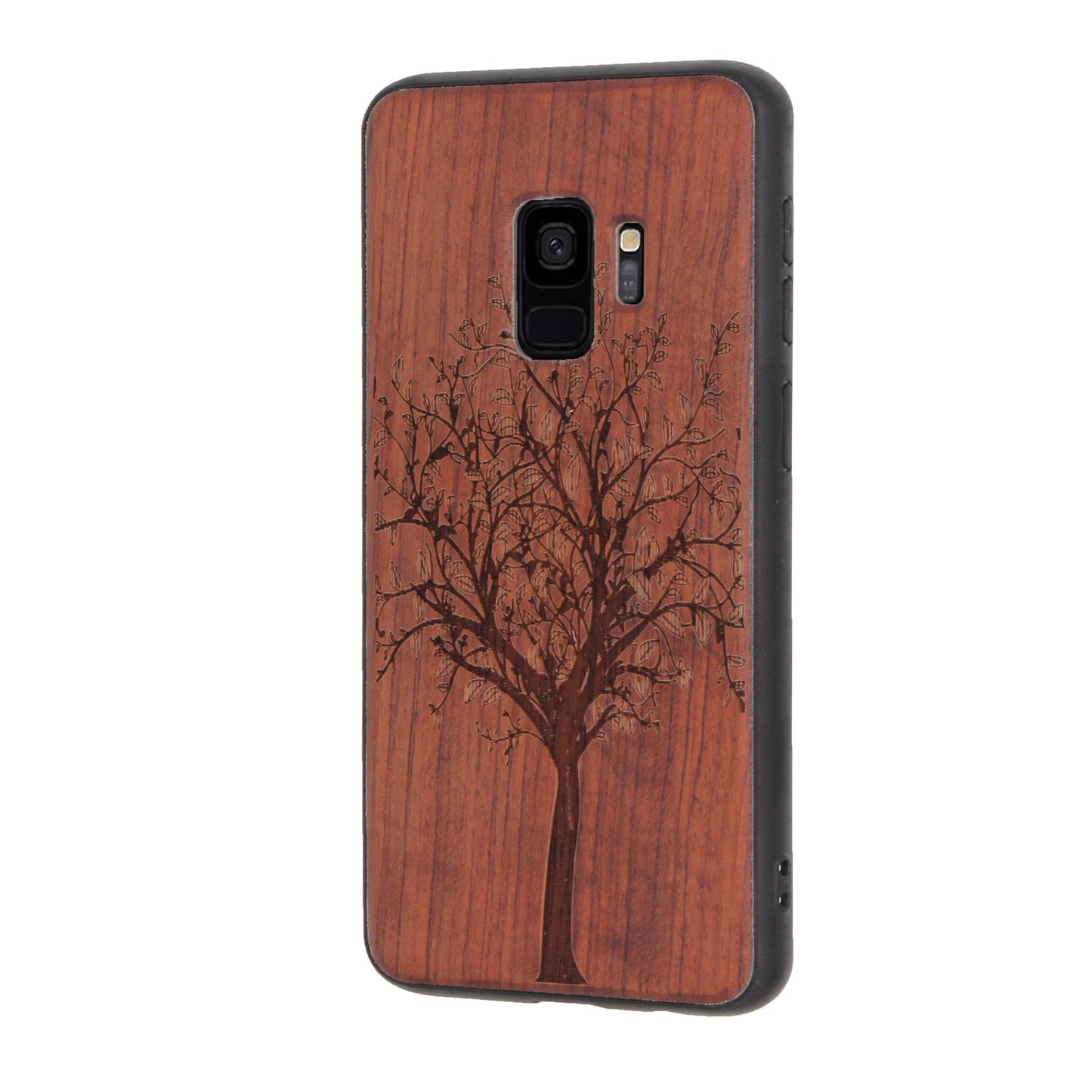 Tree of Life Eden case made of rosewood for Samsung Galaxy S9