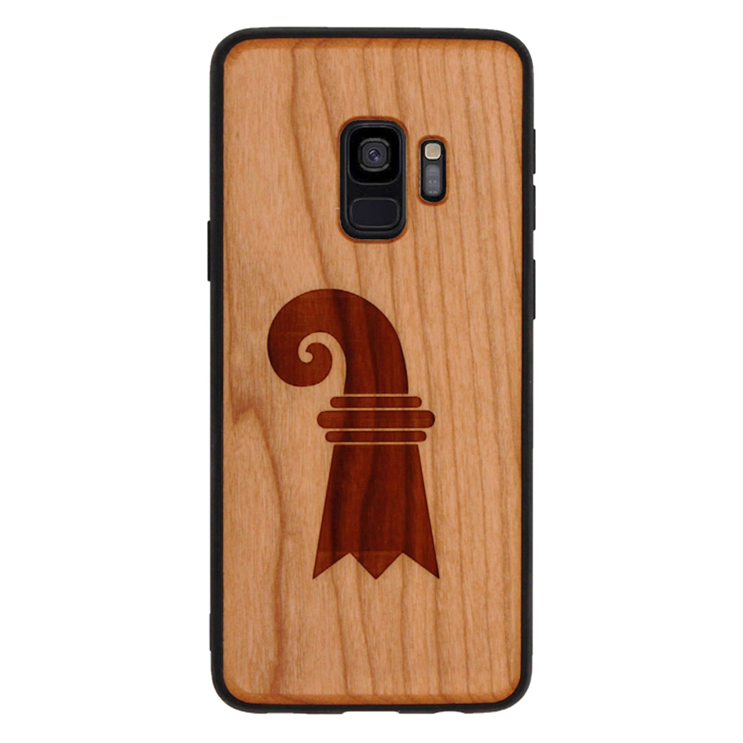 Baslerstab Eden case made of cherry wood for Samsung Galaxy S9