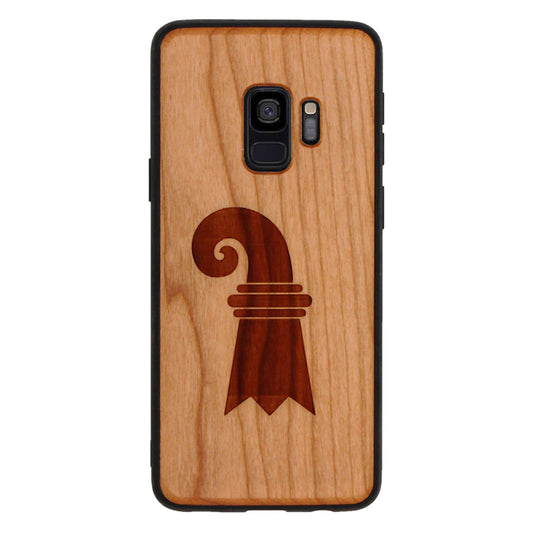 Baslerstab Eden case made of cherry wood for Samsung Galaxy S9