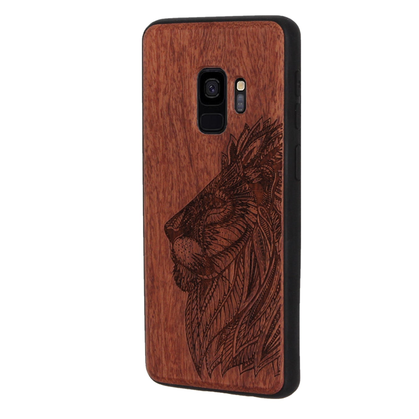 Löwe Eden Case aus Rosenholz für Samsung Galaxy S9