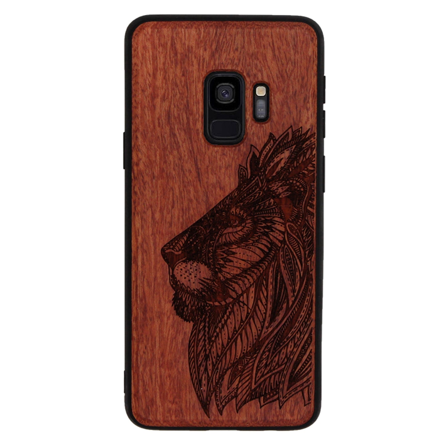 Löwe Eden Case aus Rosenholz für Samsung Galaxy S9