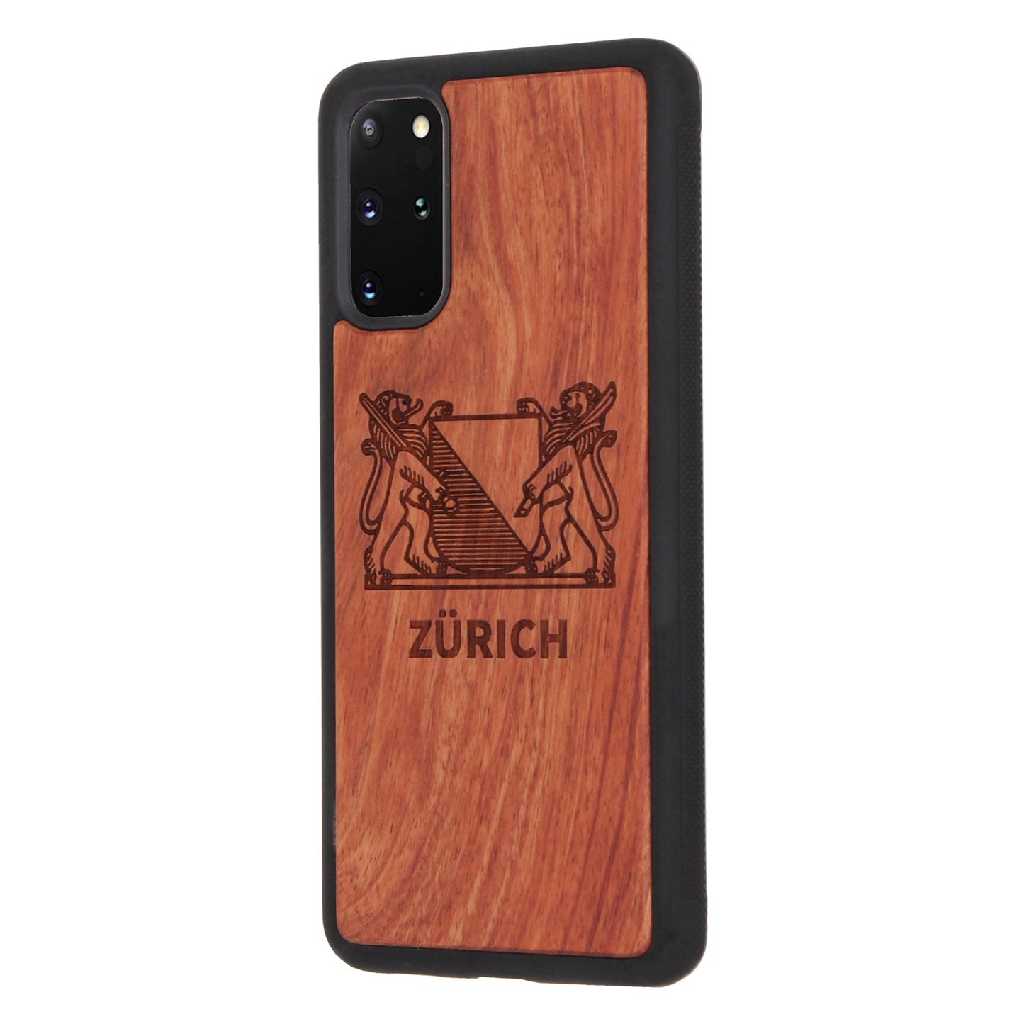 Zürich Wappen Eden Case aus Rosenholz für Samsung Galaxy S20 Plus