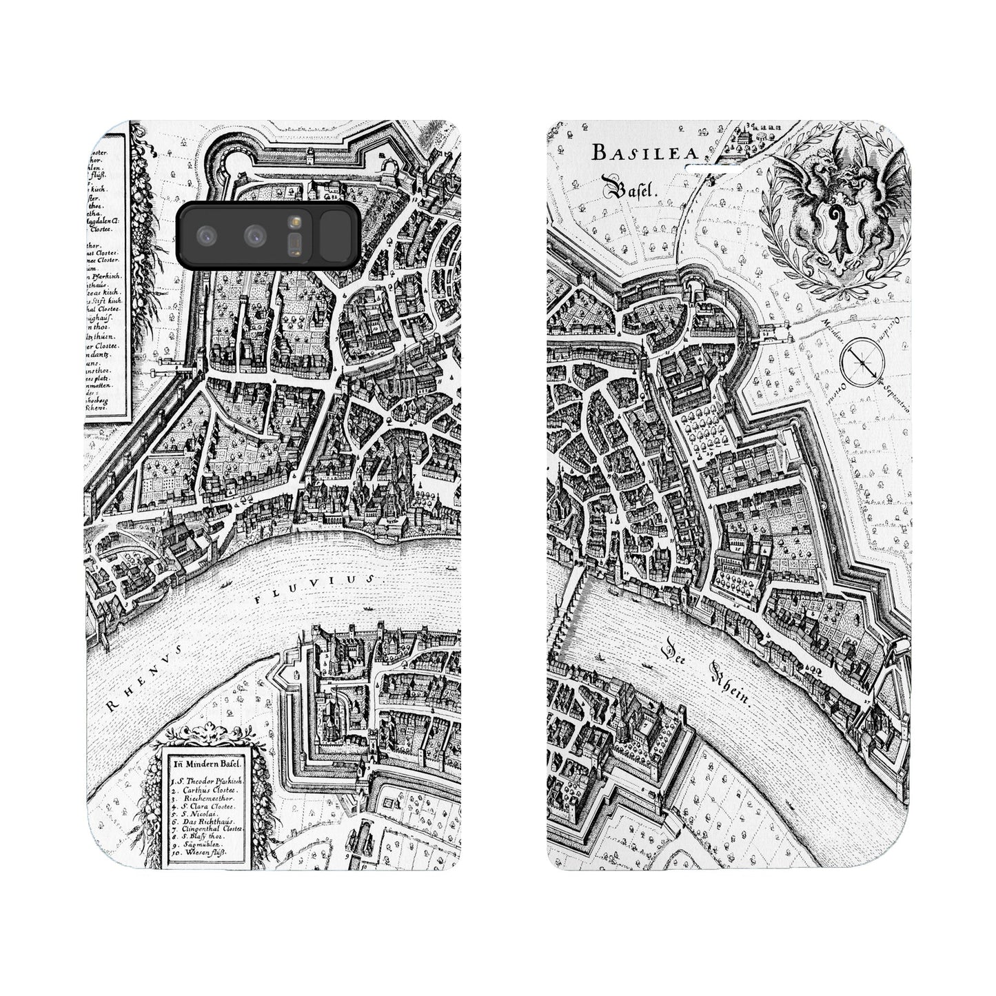 Basel Merian Panorama Case for Samsung Galaxy Note 8