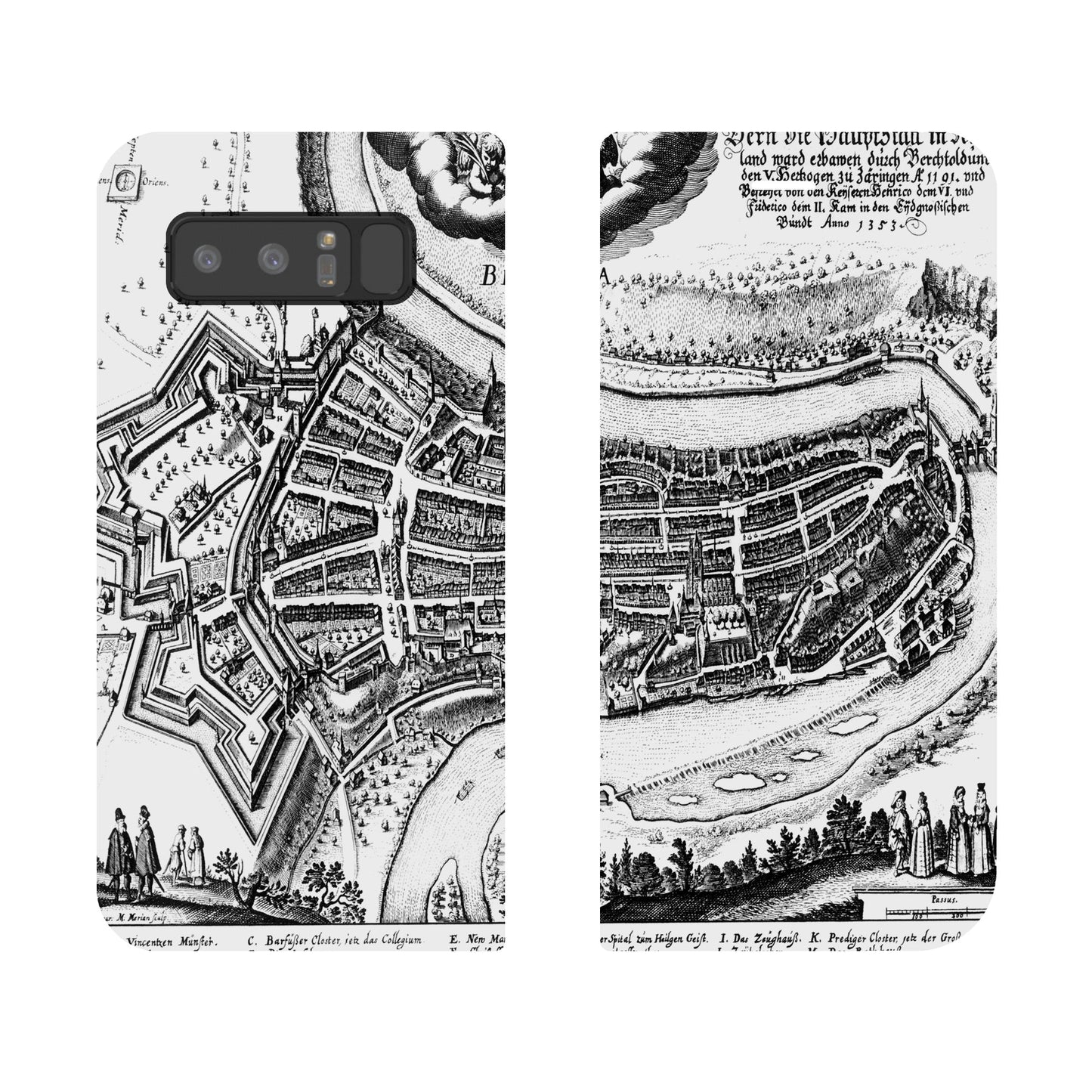 Bern Merian Panorama Case for Samsung Galaxy Note 8