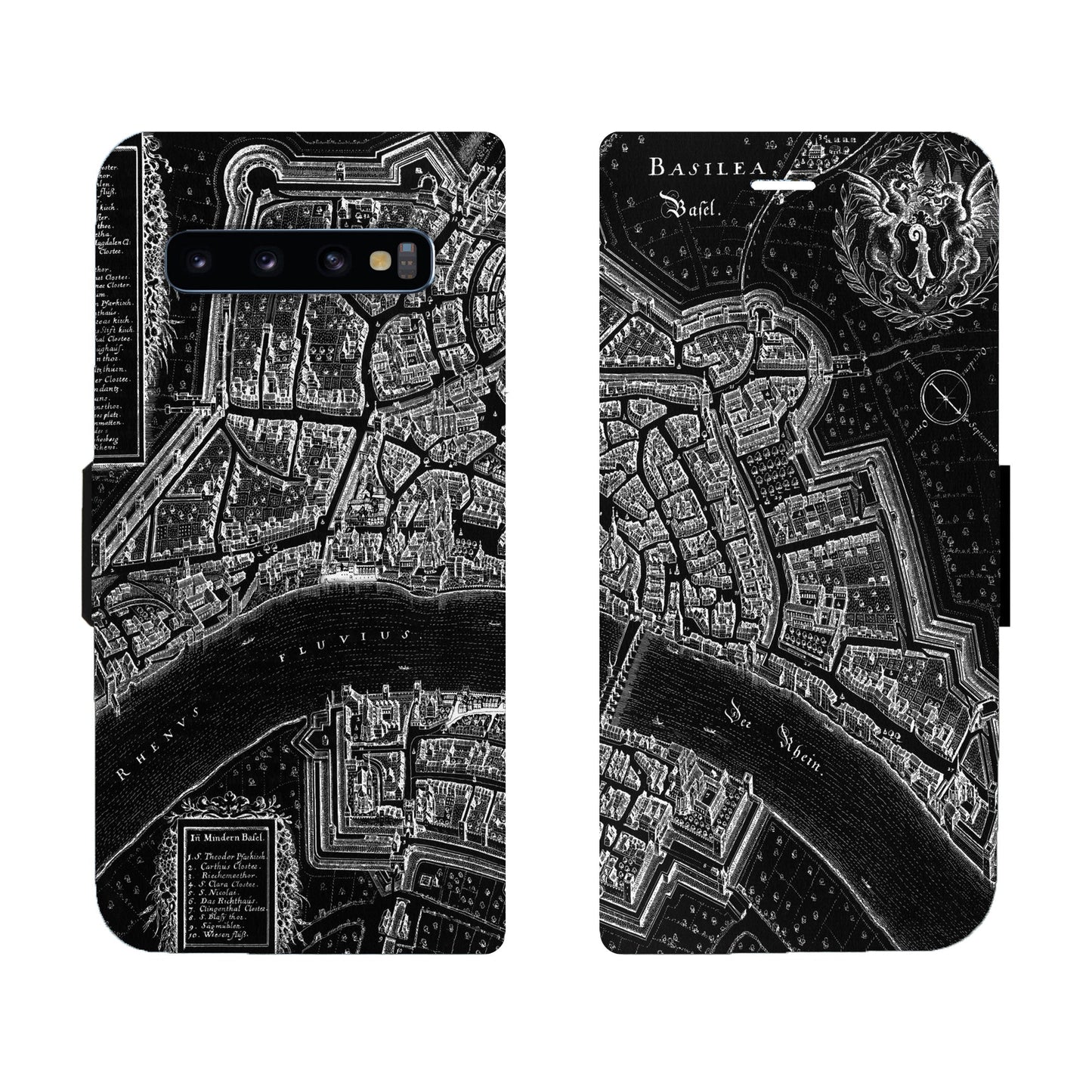 Basel Merian Negativ Victor Case für Samsung S10 Plus