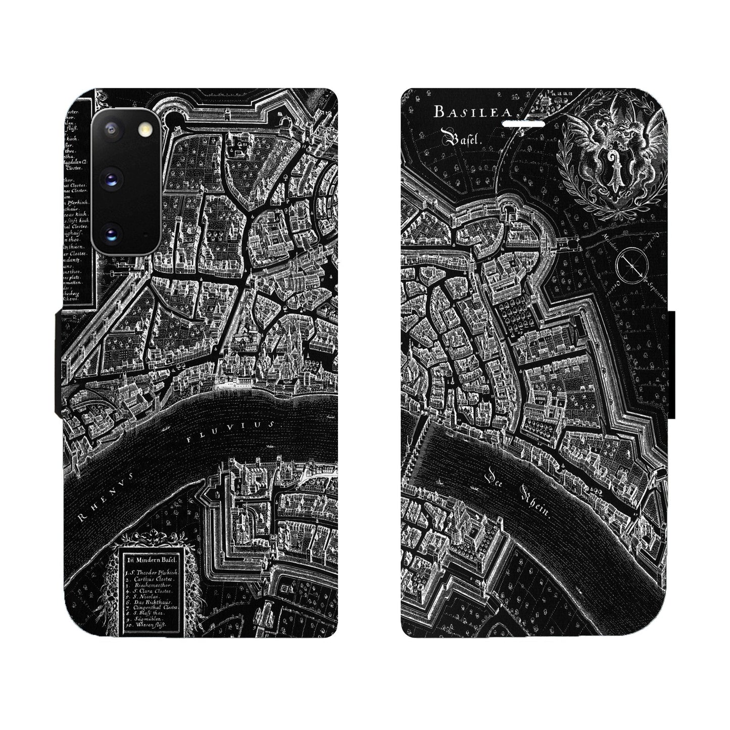 Basel Merian Negativ Victor Case für iPhone, Samsung und Huawei