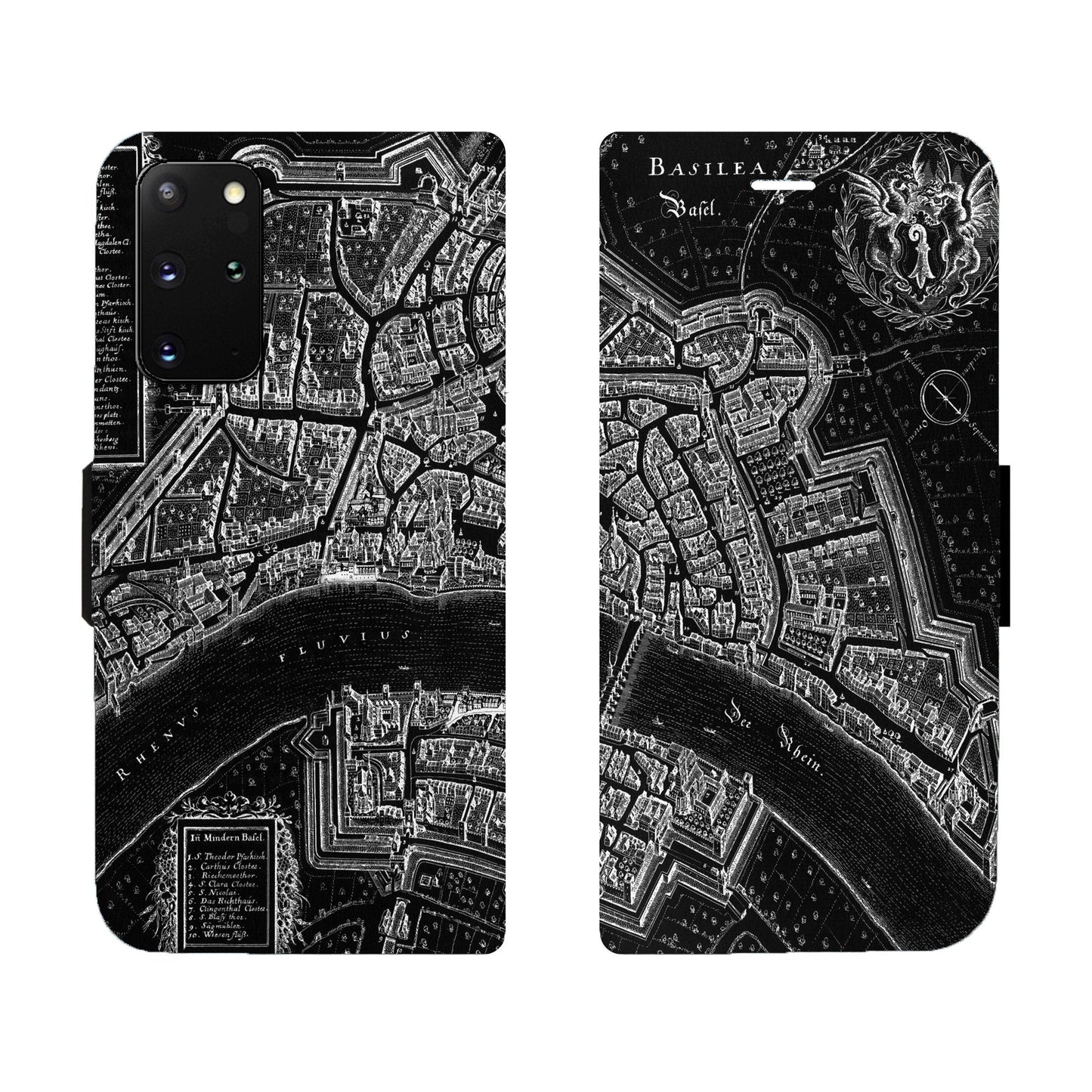 Basel Merian Negativ Victor Case für iPhone, Samsung und Huawei