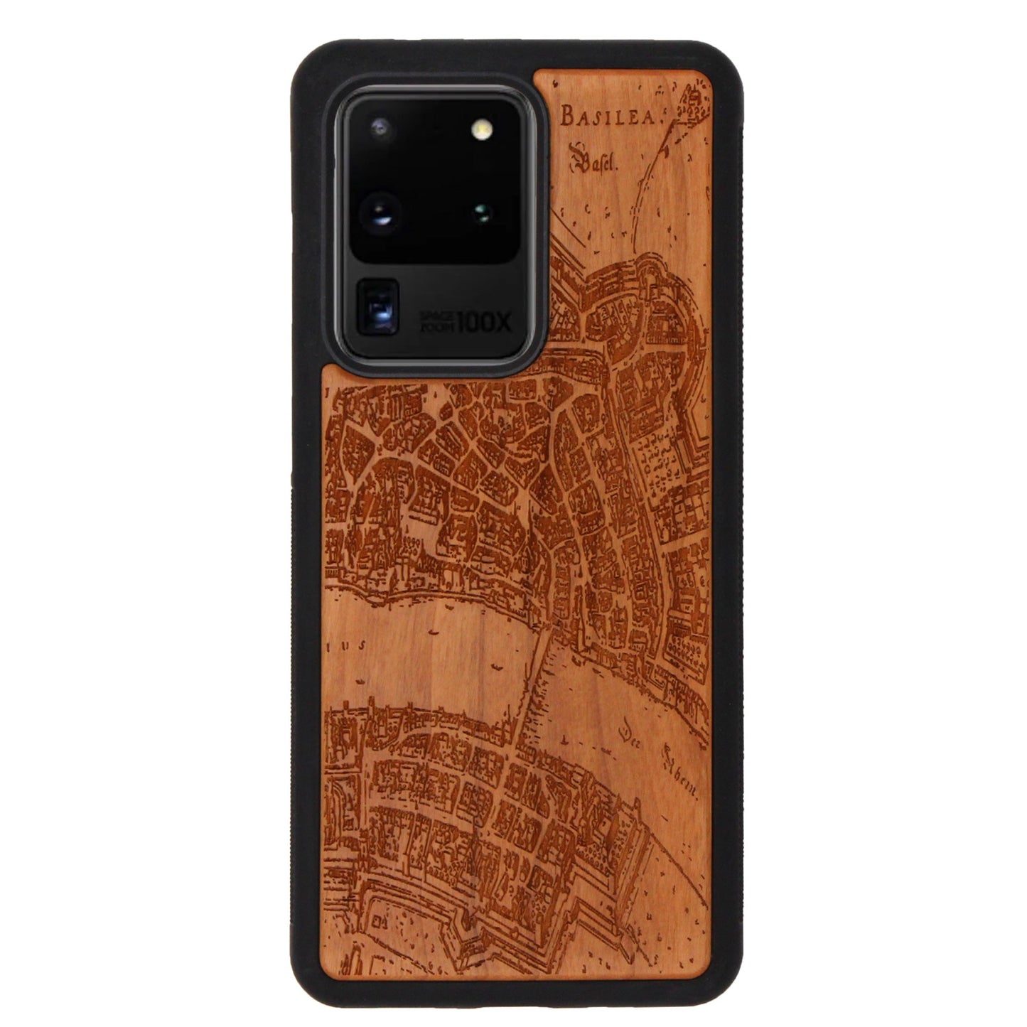 Basel Merian Eden Case aus Kirschholz für iPhone und Samsung
