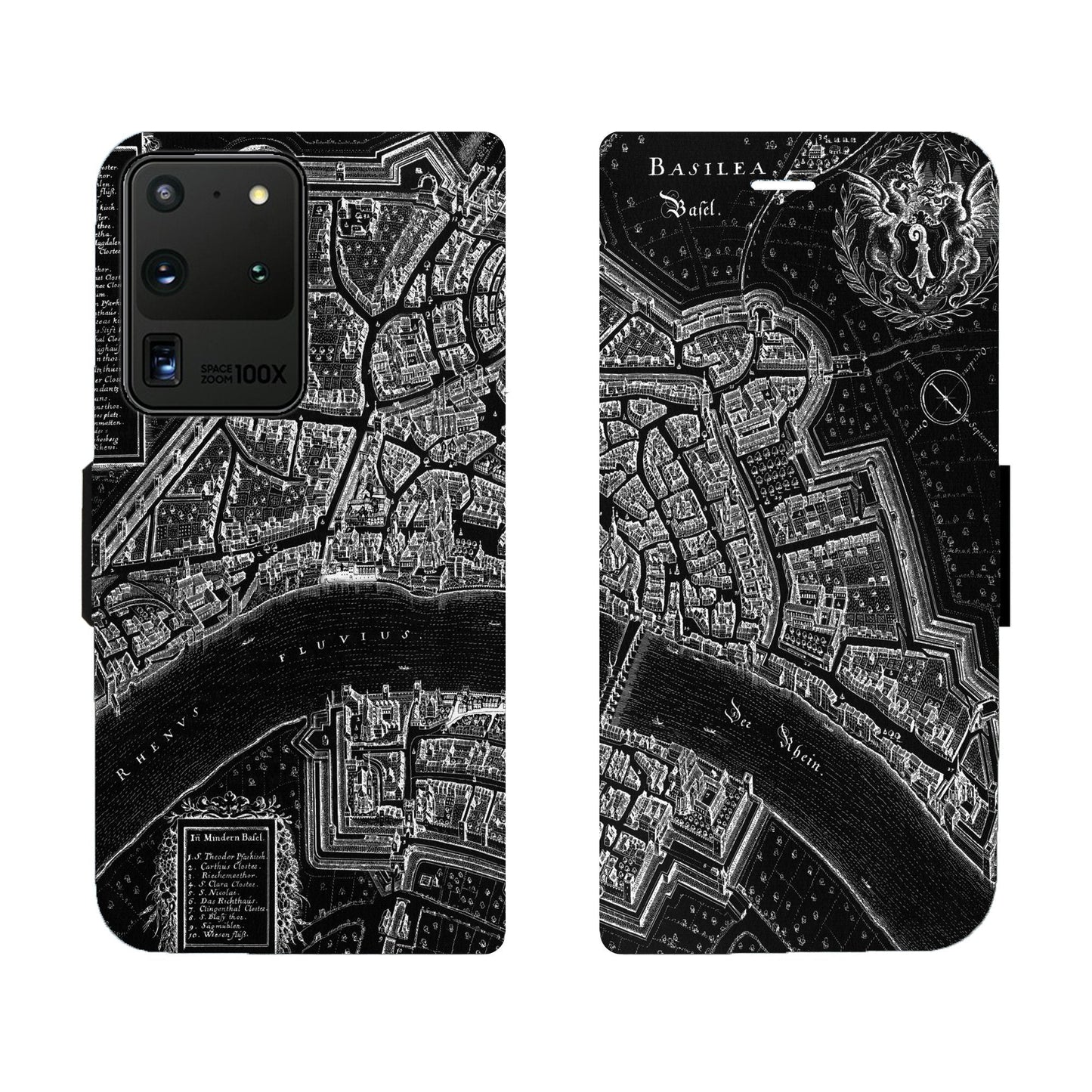 Basel Merian Negativ Victor Case für iPhone, Samsung und Huawei