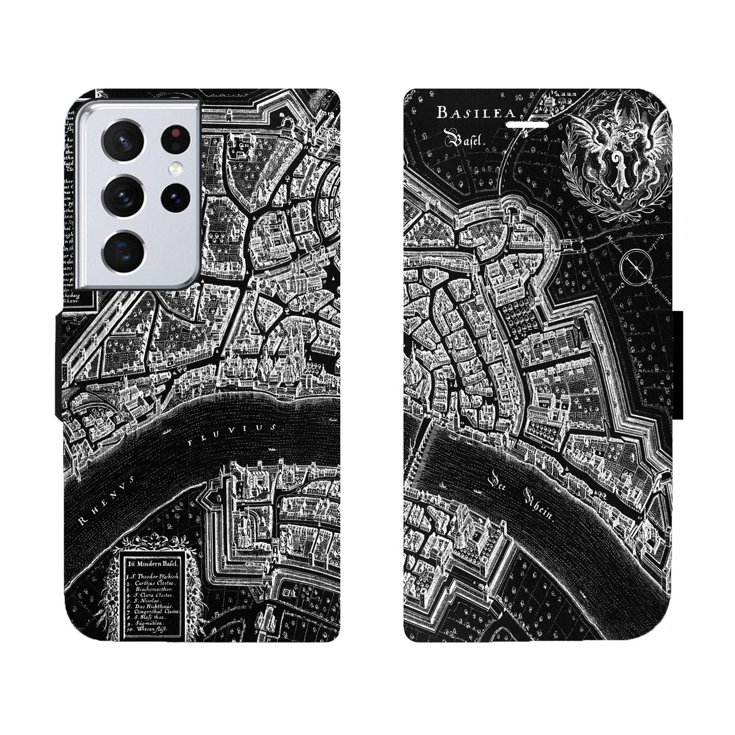 Basel Merian Negativ Victor Case für Samsung Galaxy S21 Ultra