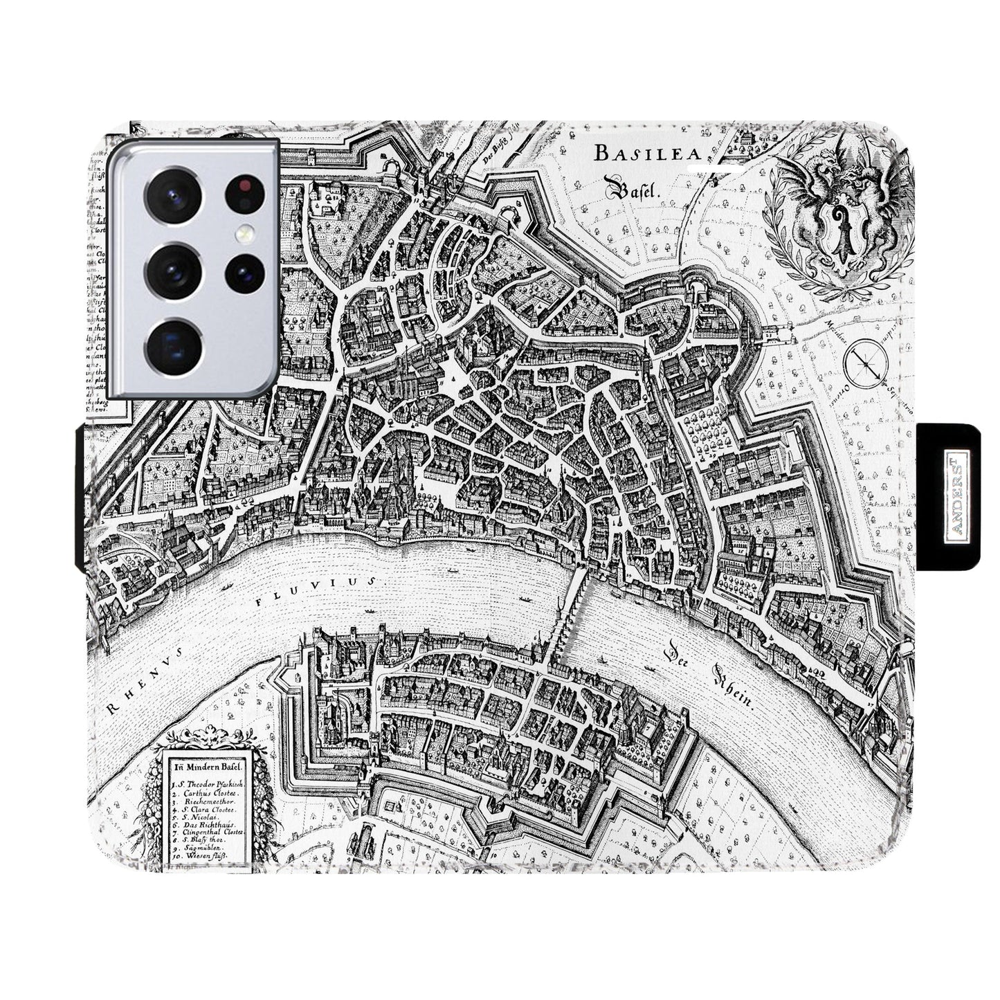 Basel Merian Victor Case für Samsung Galaxy S21 Ultra