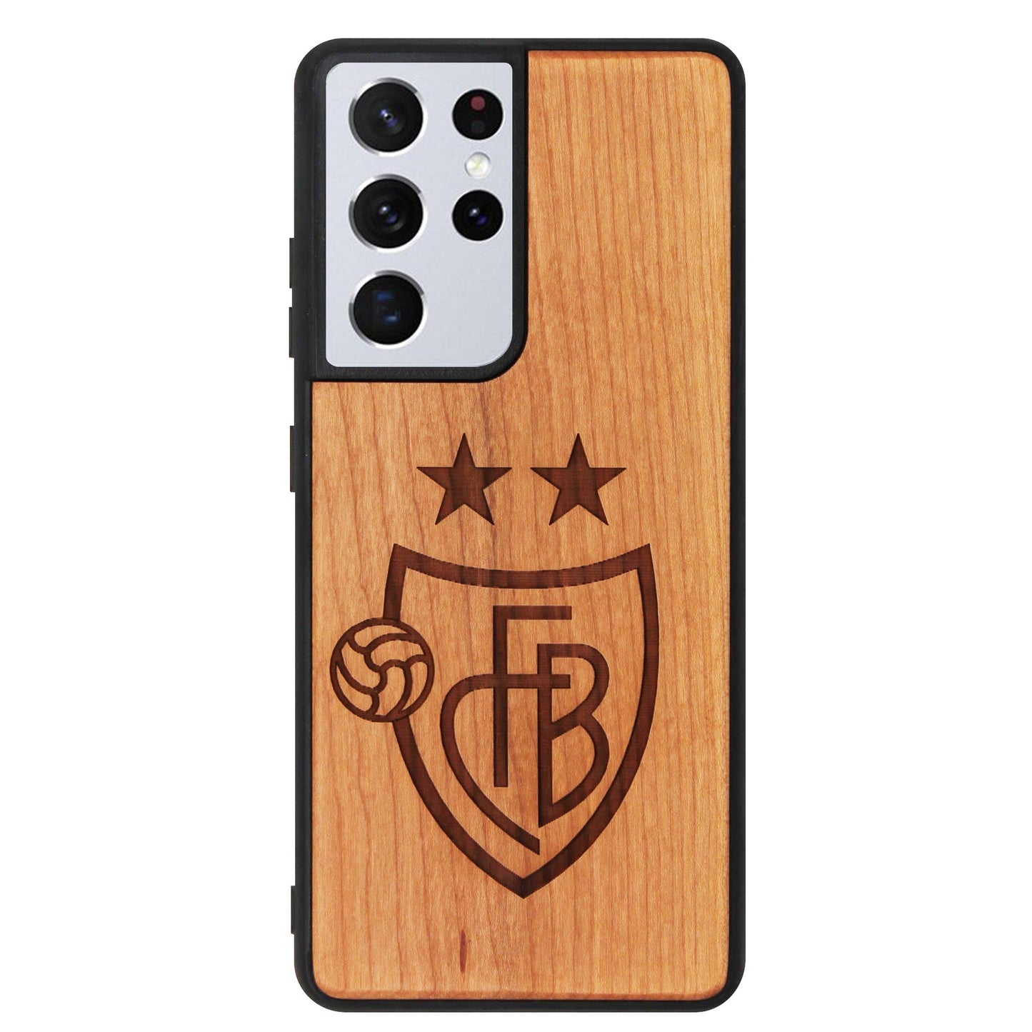 FCB Eden Case aus Kirschholz für Samsung Galaxy S21 Ultra