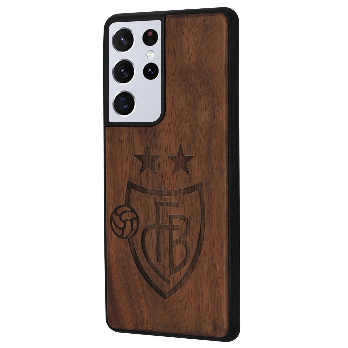 FCB Eden Case aus Nussbaumholz für Samsung Galaxy S21 Ultra