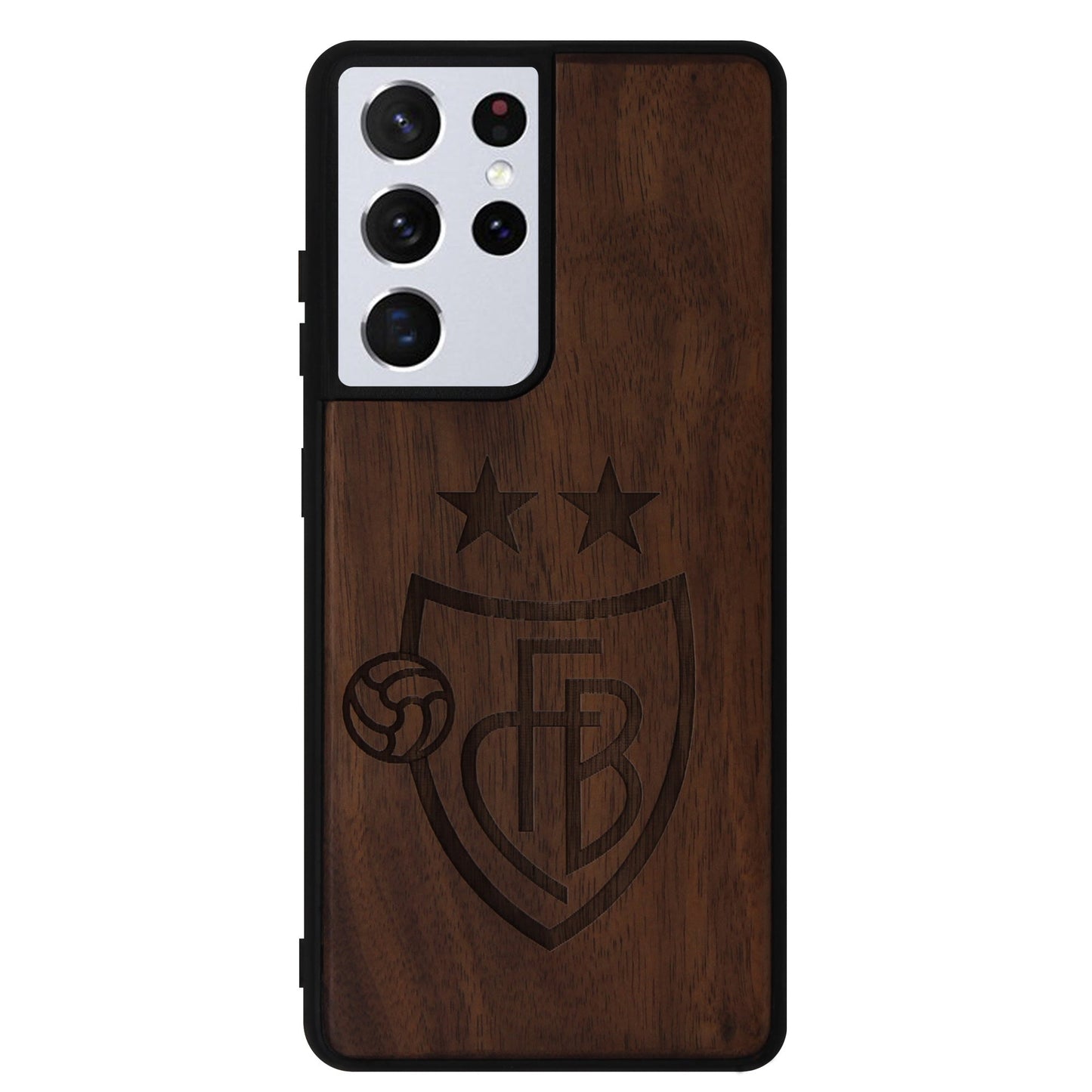 FCB Eden Case aus Nussbaumholz für Samsung Galaxy S21 Ultra