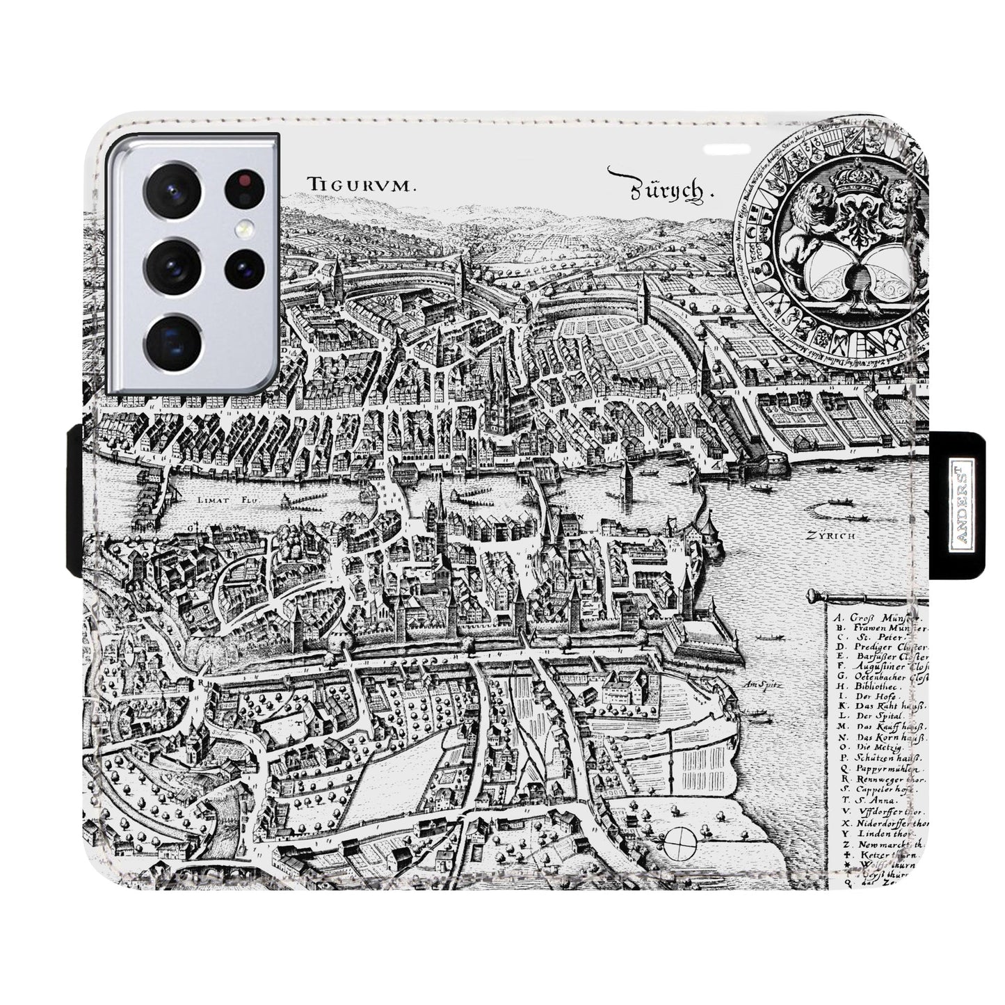 Zürich Merian Victor Case für Samsung Galaxy S21 Ultra