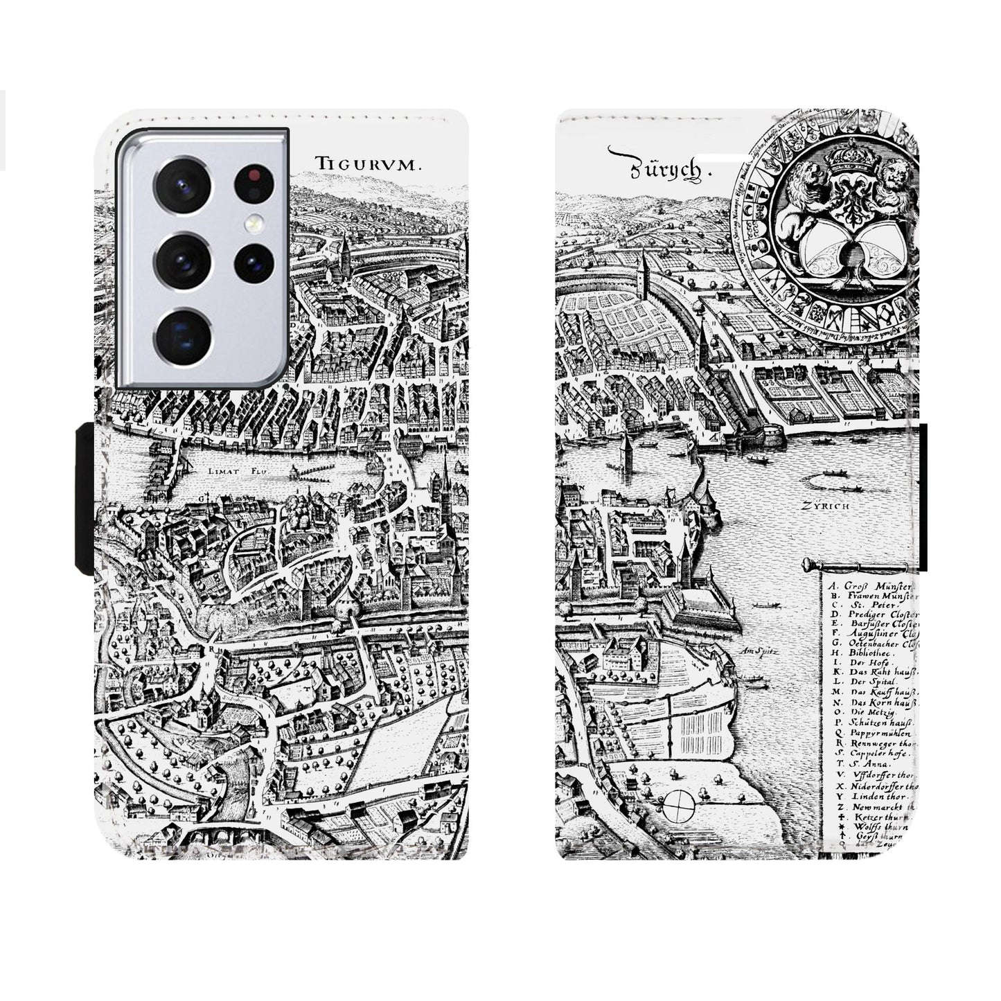 Zürich Merian Victor Case für Samsung Galaxy S21 Ultra