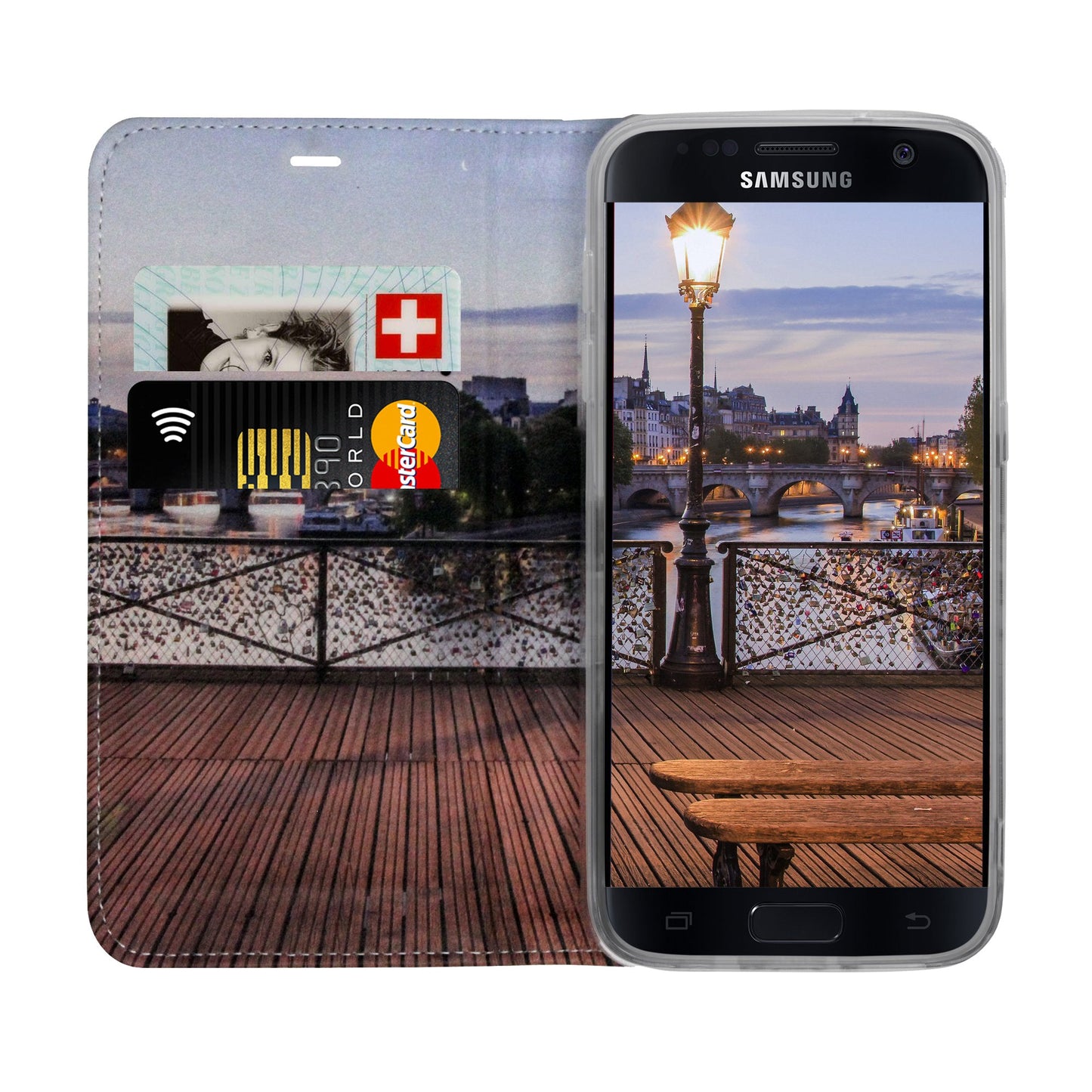 Paris City Panorama Case für Samsung Galaxy S7