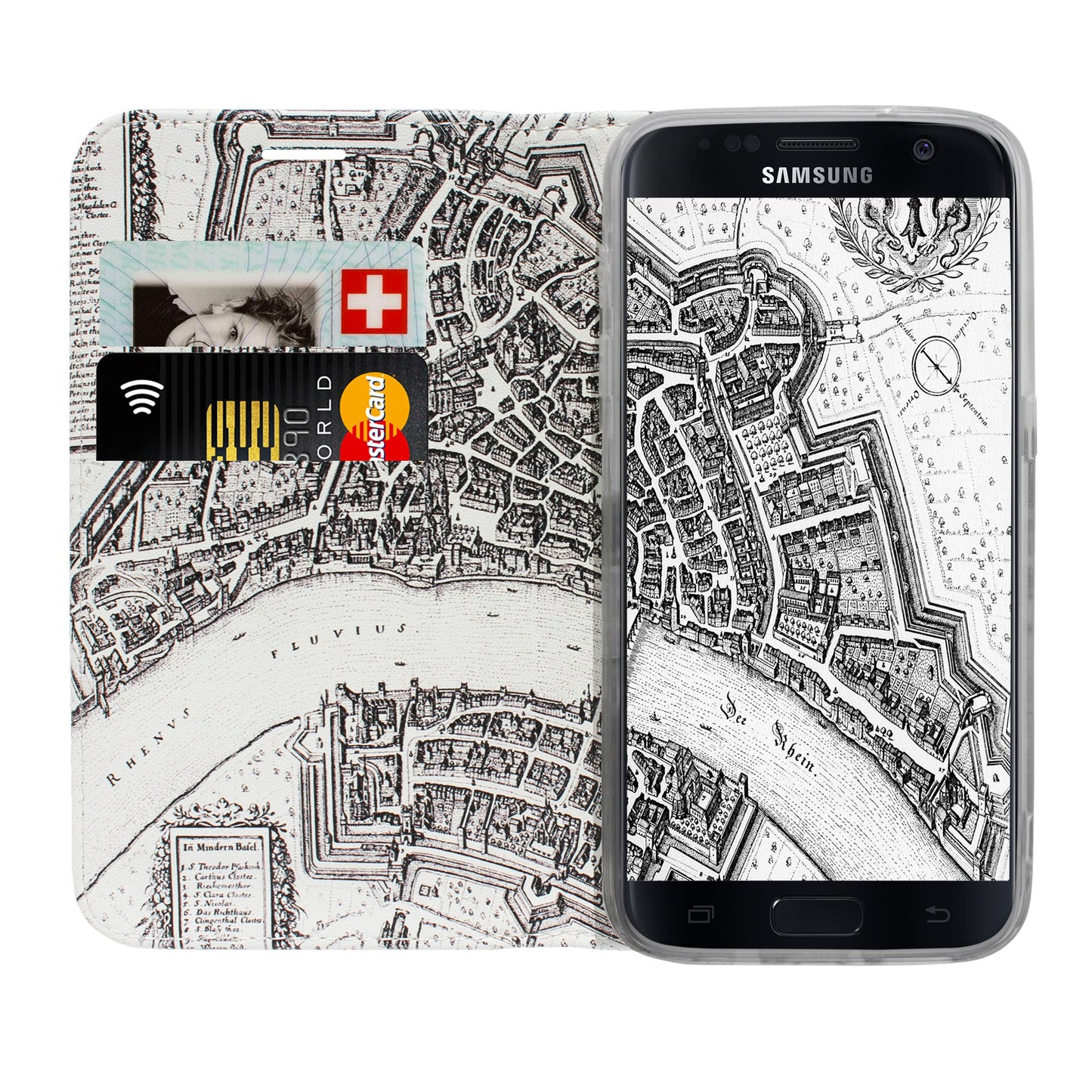 Basel City Spalentor Panorama Case for Samsung Galaxy S7 Edge