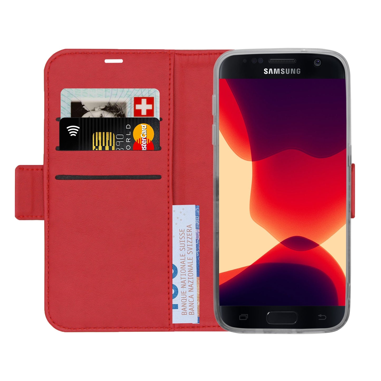 Victor Case in Rot für Samsung Galaxy S7