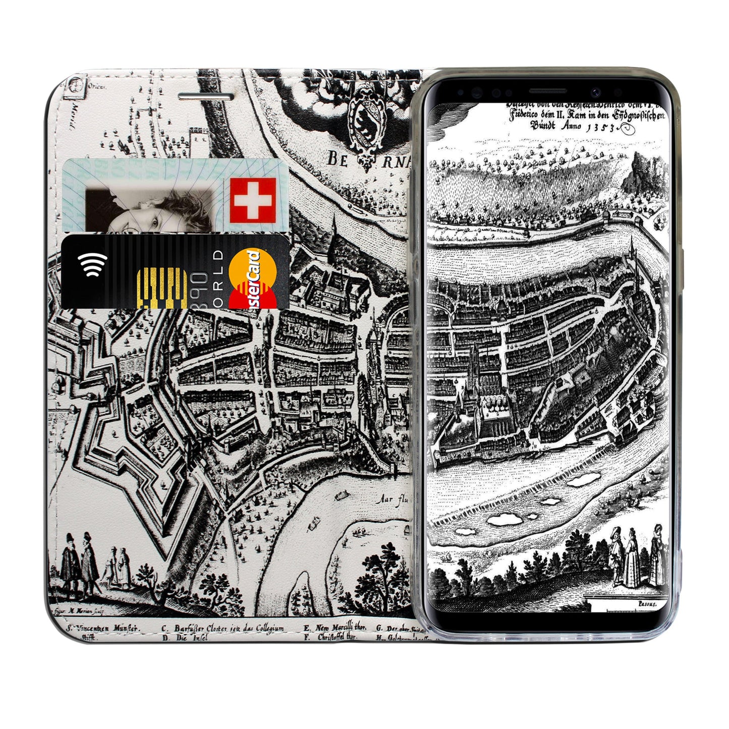 Bern Merian Panorama Case für Samsung Galaxy Note 8