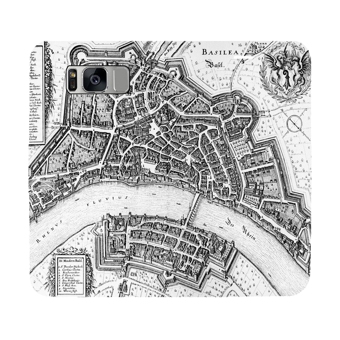 Basel Merian Panorama Case für Samsung Galaxy S8