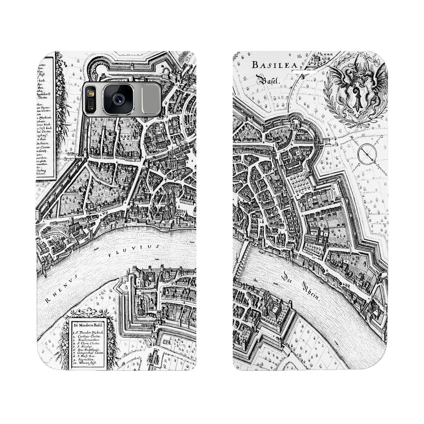 Basel Merian Panorama Case für Samsung Galaxy S8