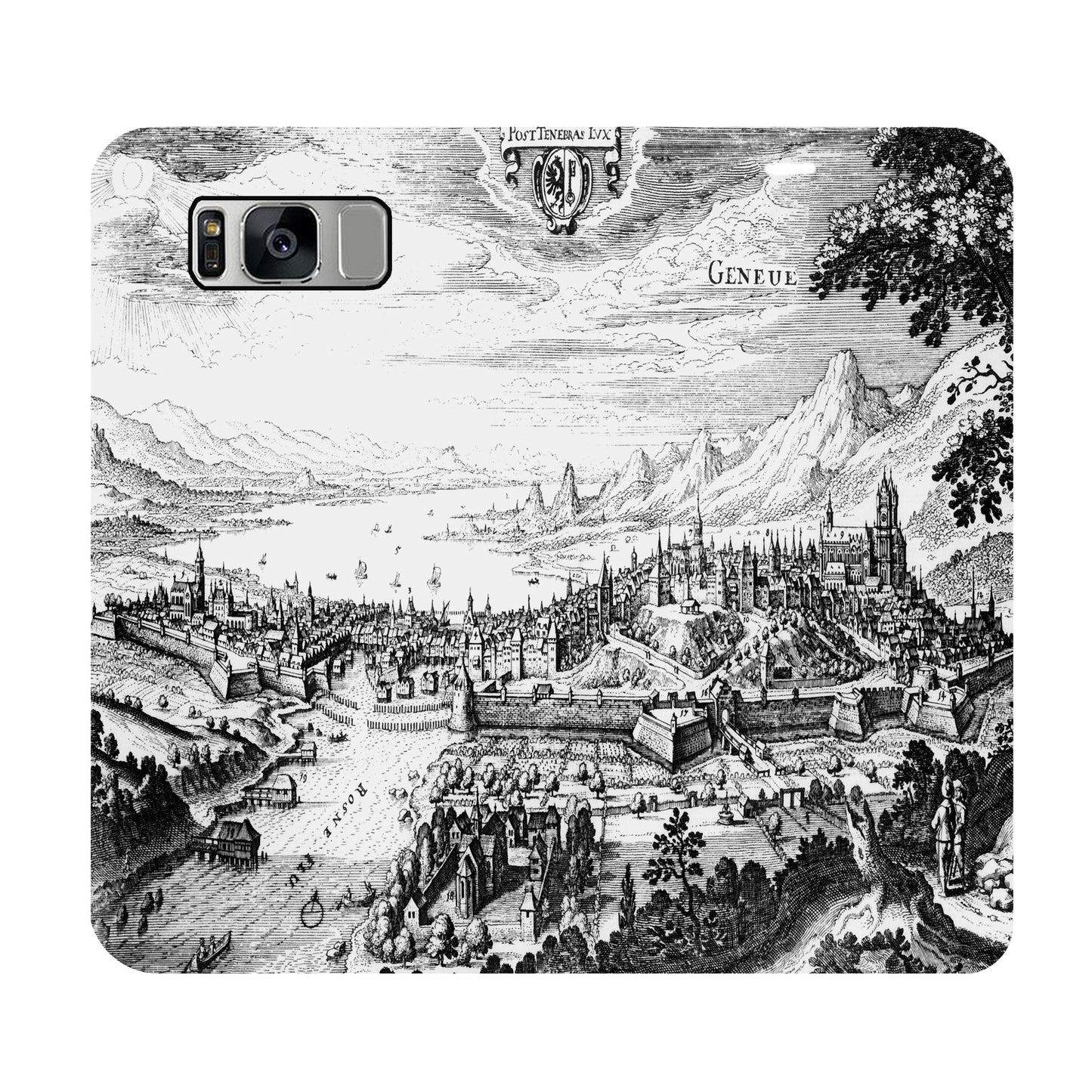 Genf Merian Panorama Case für Samsung Galaxy S8