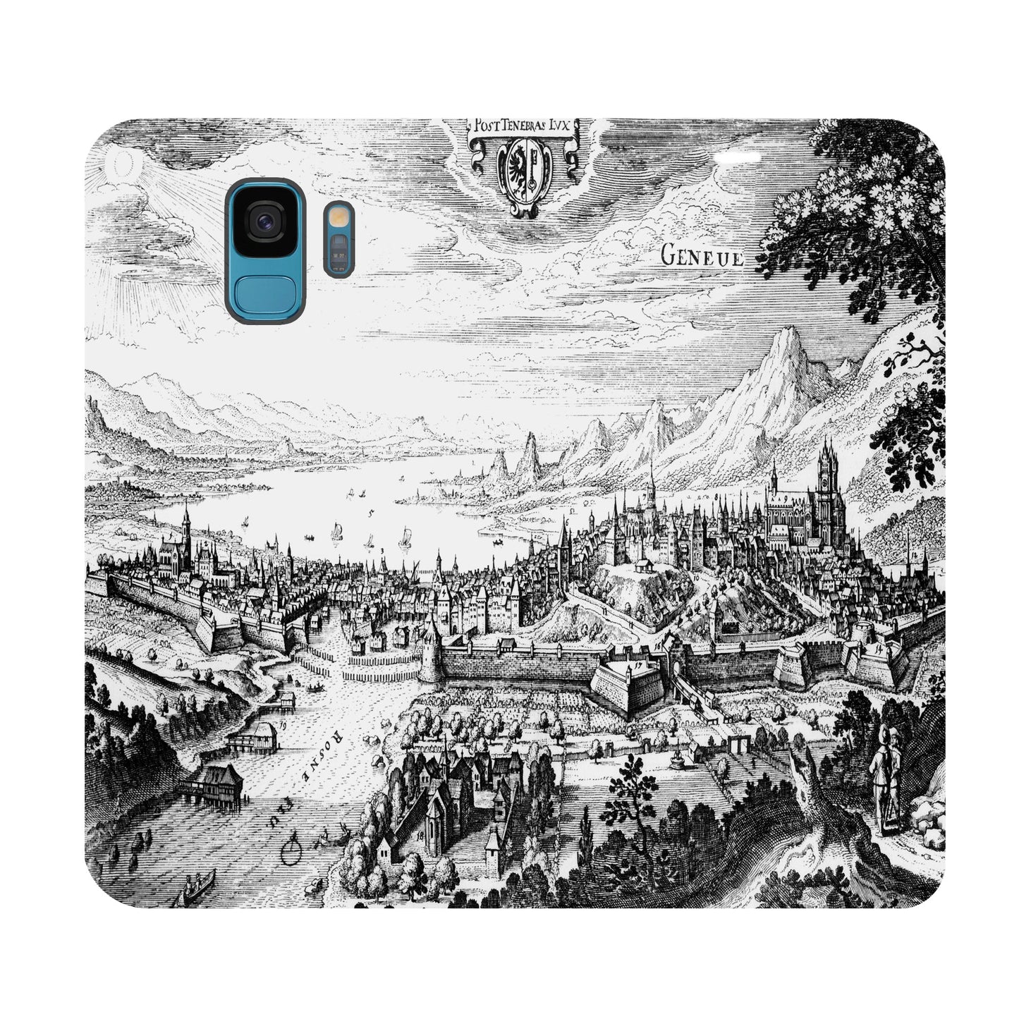 Coque Genève Merian Panorama pour Samsung Galaxy S9