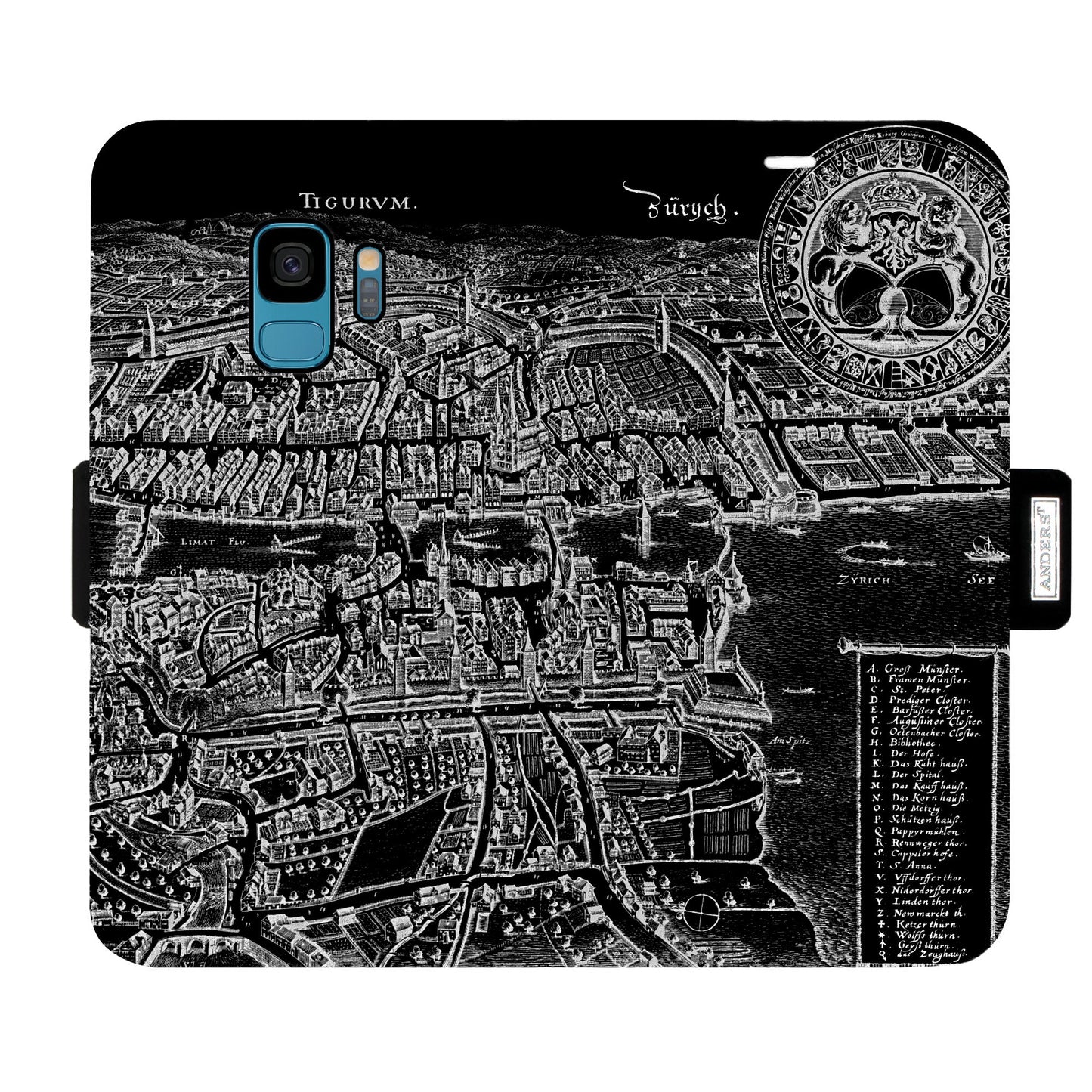 Zurich Merian Negative Victor Case for Samsung Galaxy S9