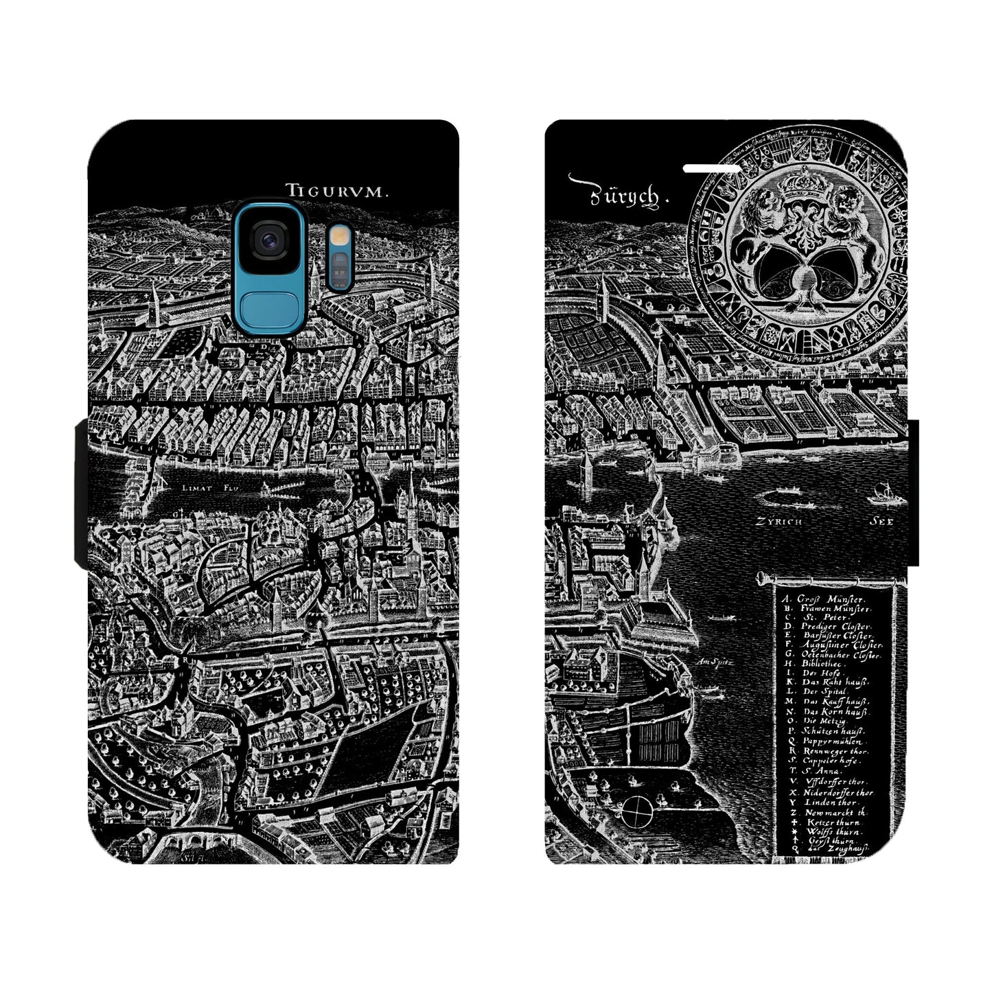 Zurich Merian Negative Victor Case for Samsung Galaxy S9