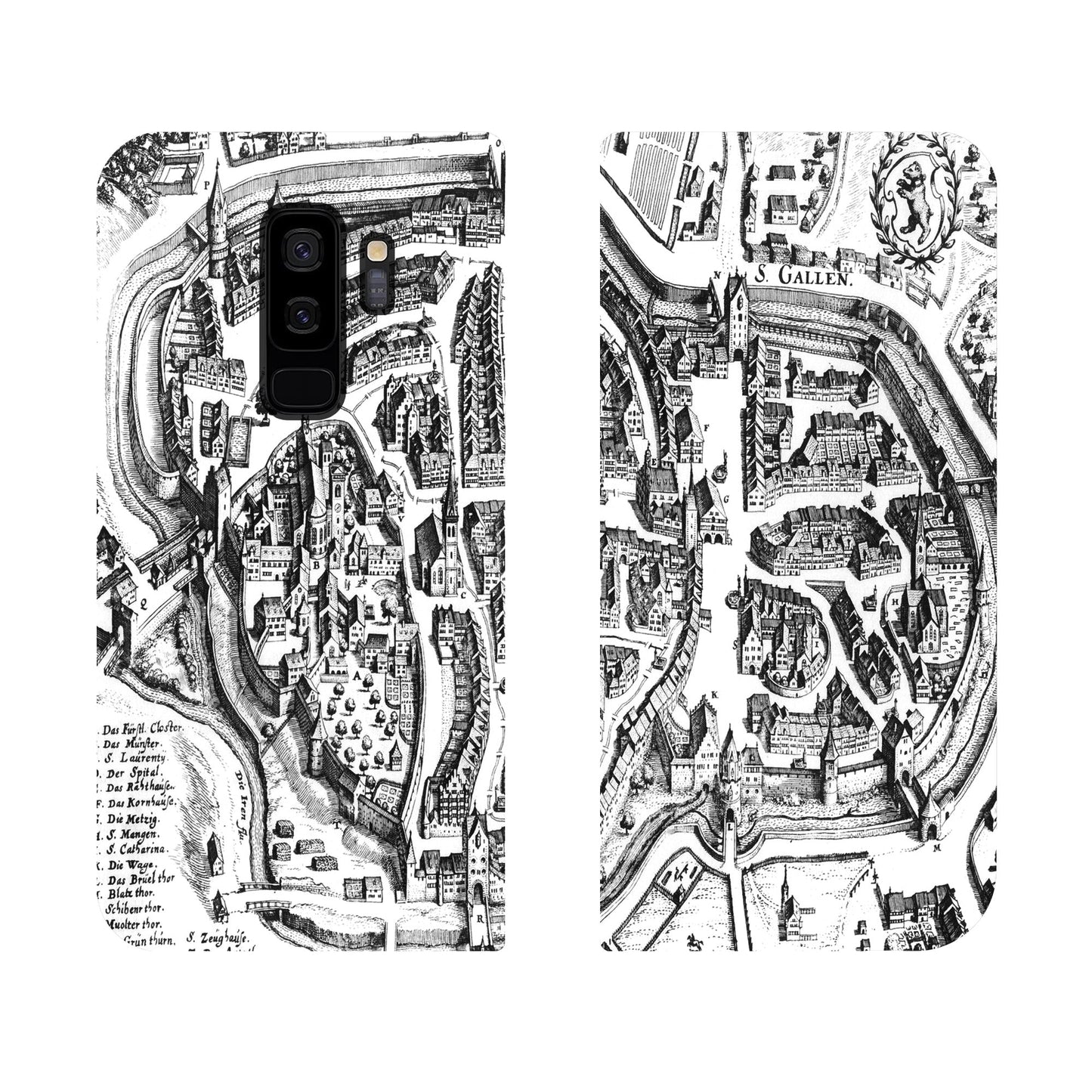 Coque St. Gallen Merian Panorama pour Samsung Galaxy S9 Plus