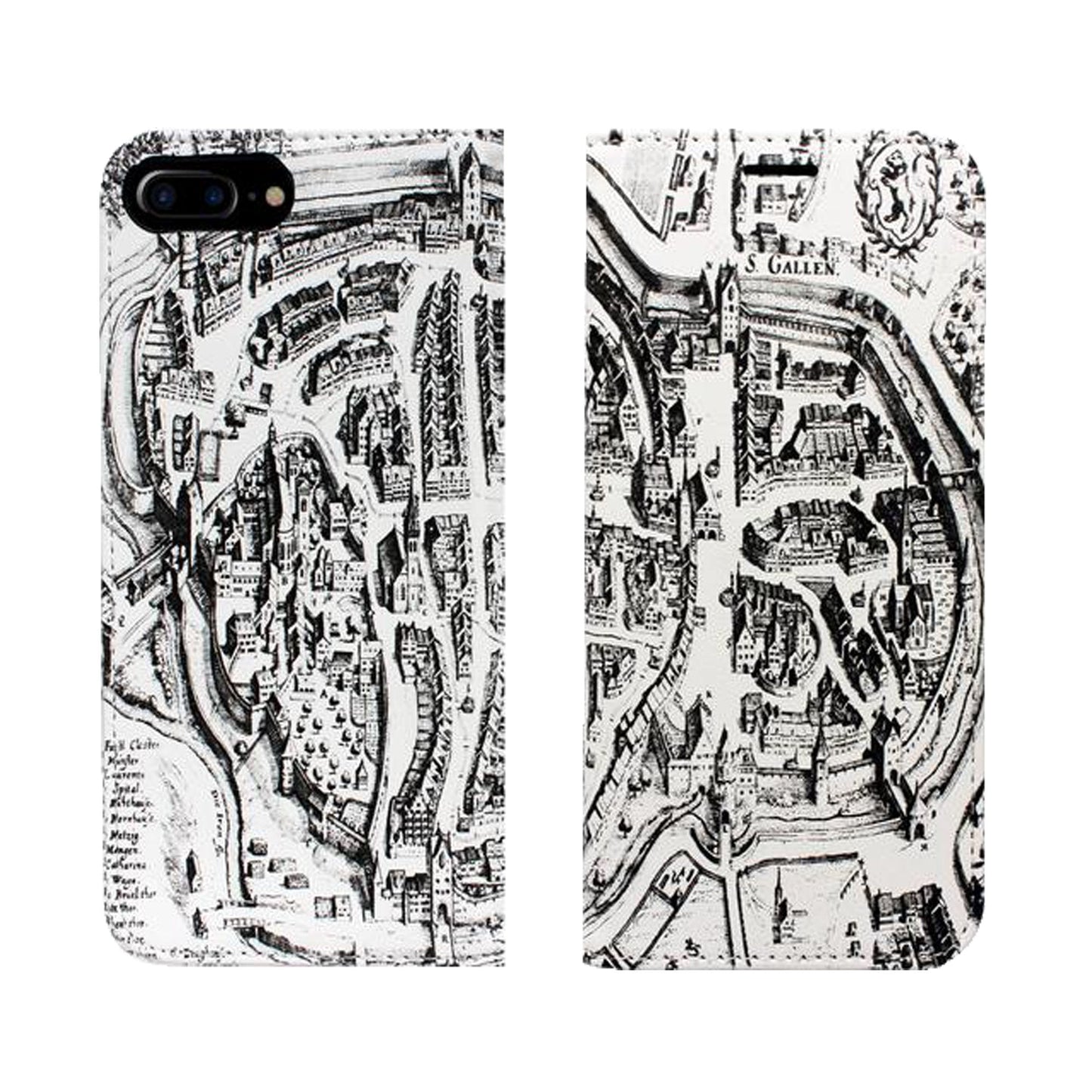 Coque St. Gallen Merian Panorama pour iPhone et Samsung