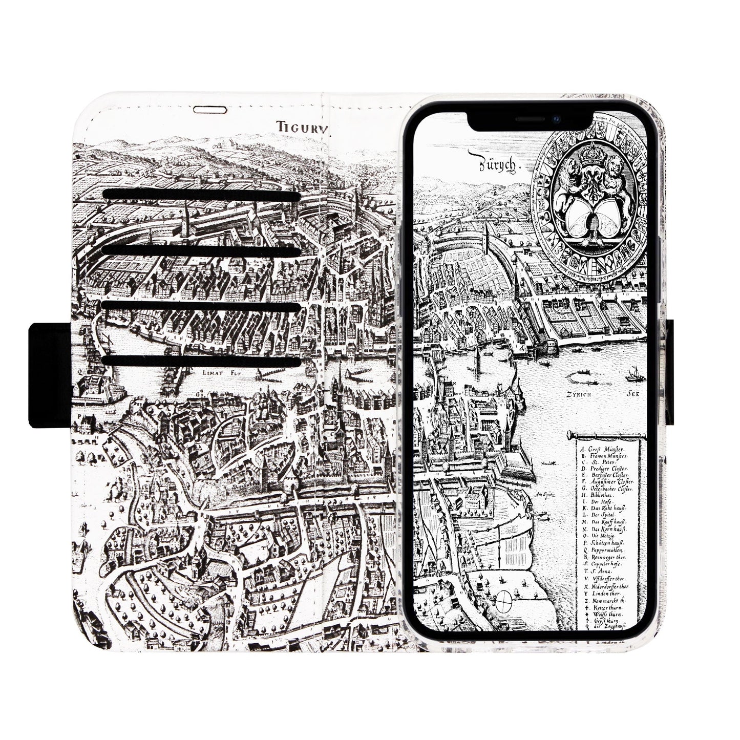 Zurich City from Above Victor Case for iPhone 14 Plus