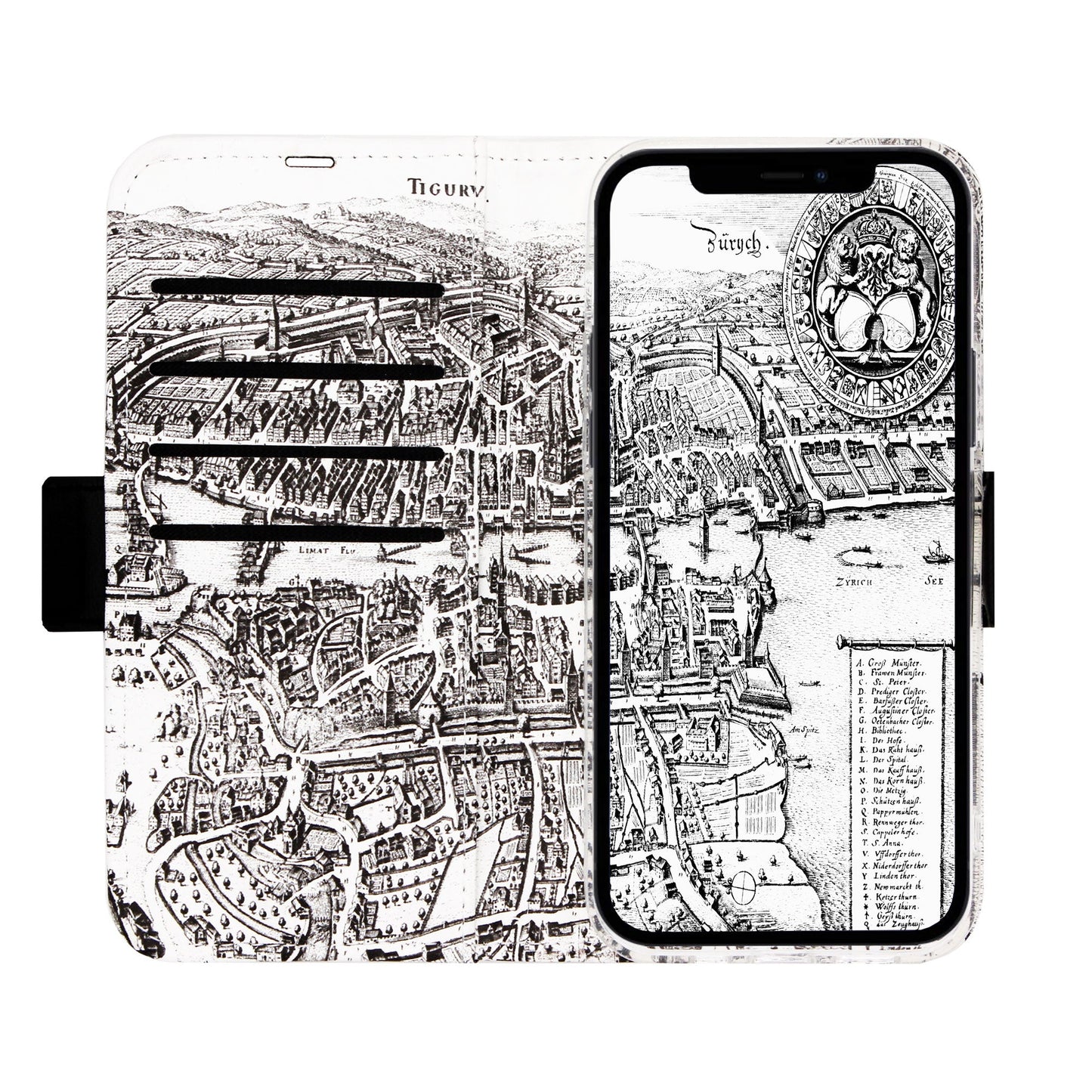 Zurich City from Above Victor Case for iPhone 13 Pro