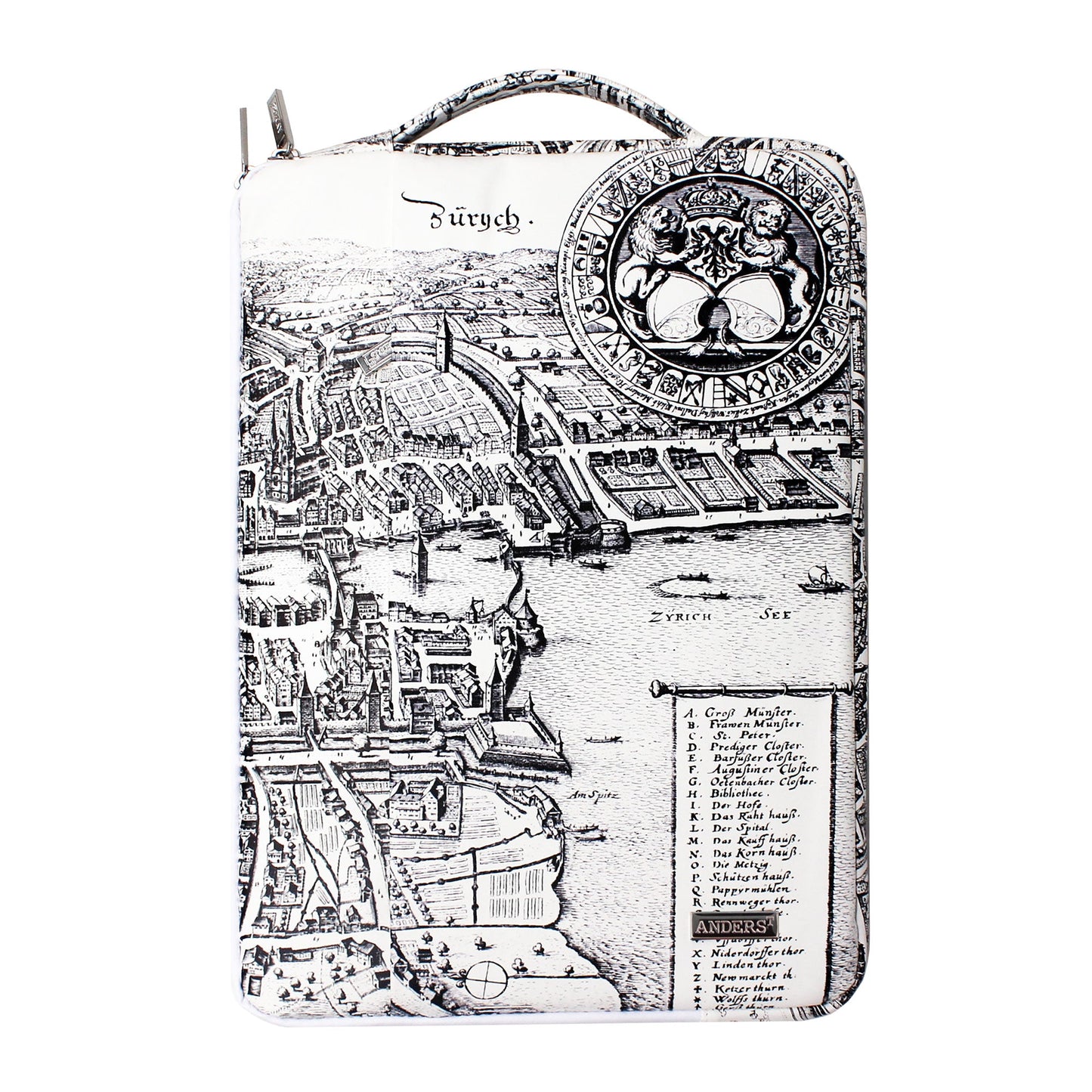Zurich Merian Housse d'ordinateur