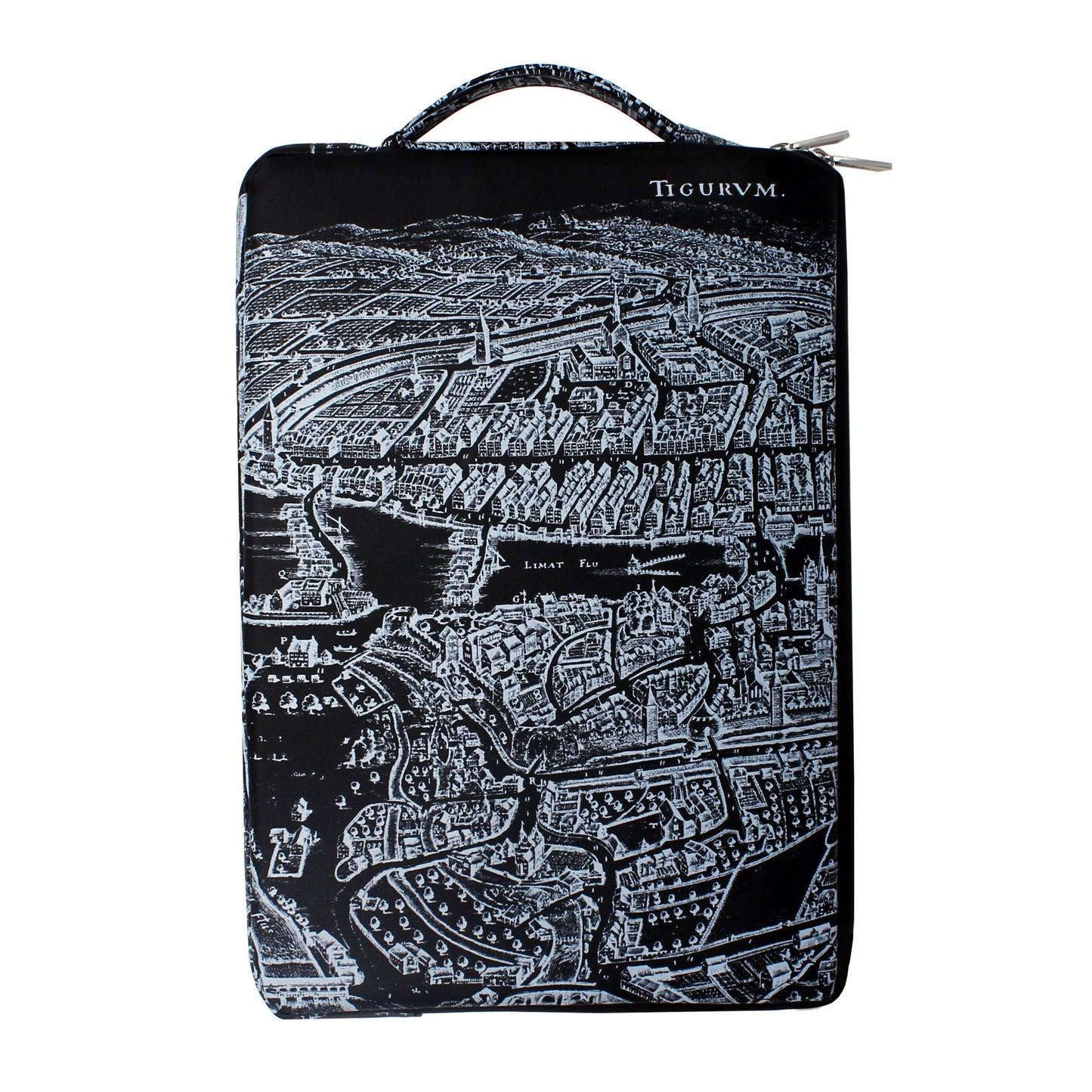 Zürich Merian Negativ Laptop Sleeve