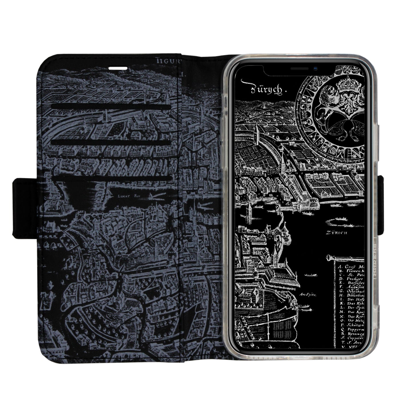 Zürich City St. Peter Fraumünster Victor Case für iPhone X/XS