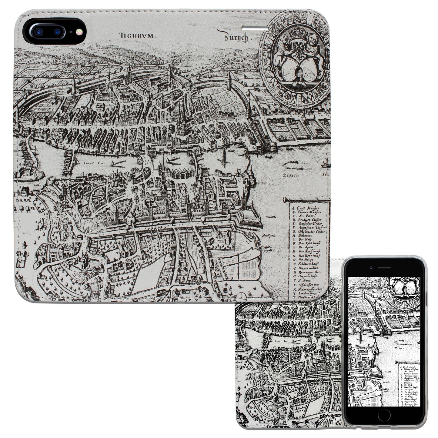 Zurich Merian Panorama Case for iPhone 6/6S/7/8 Plus