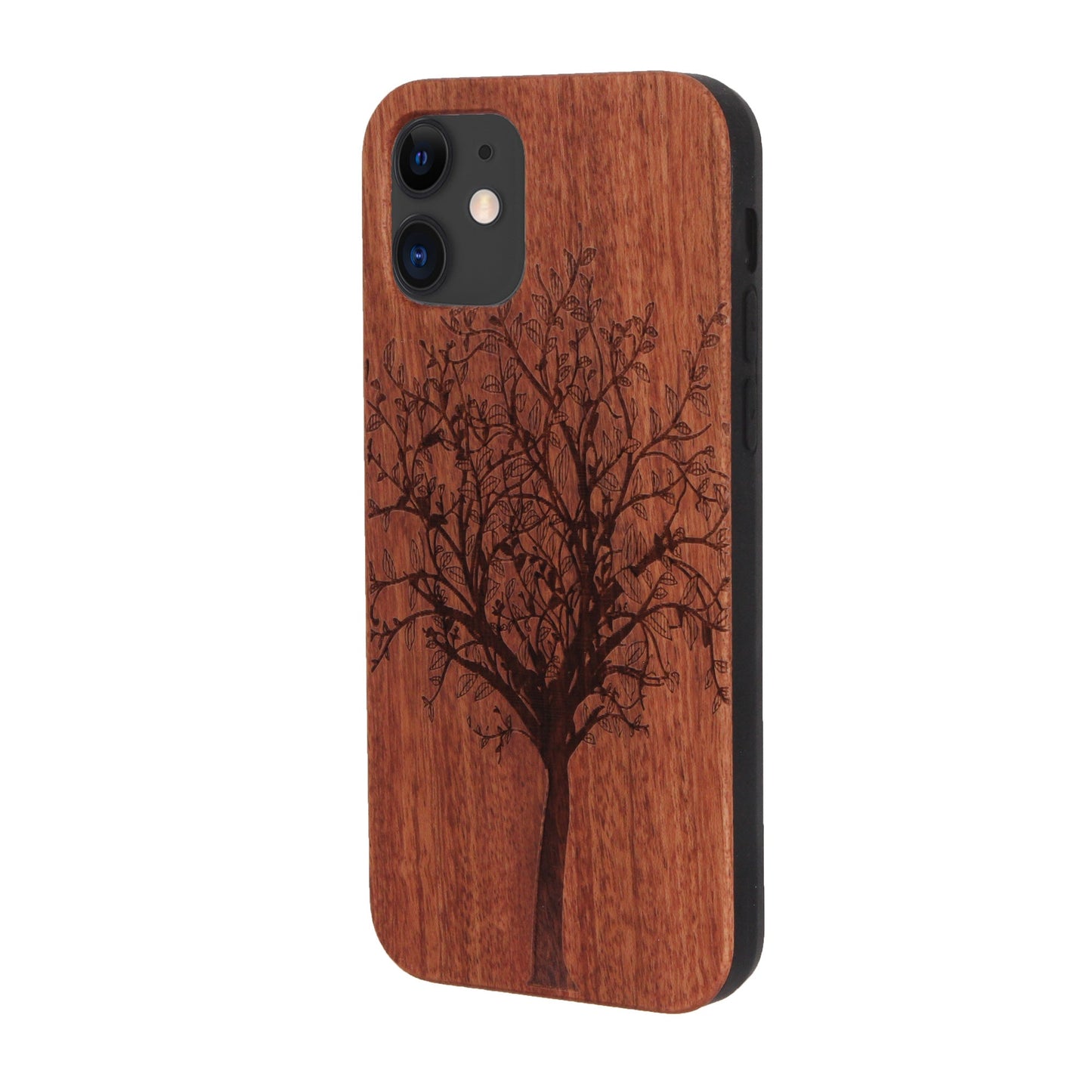 Coque iPhone 11 Arbre de Vie Eden Palissandre