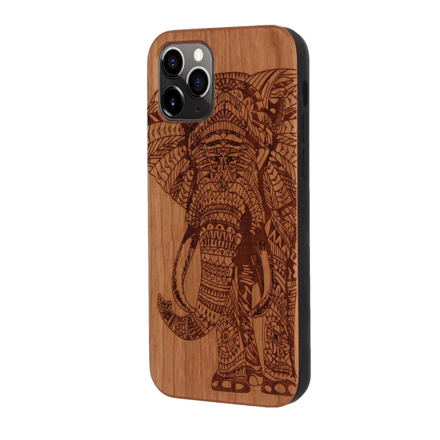 Elefant Eden Case aus Kirschholz für iPhone 11 Pro