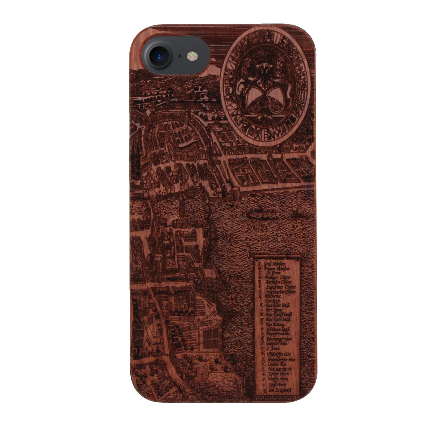 Zürich Merian Eden Rosewood Case for iPhone 6/6S/7/8/SE 2/SE 3
