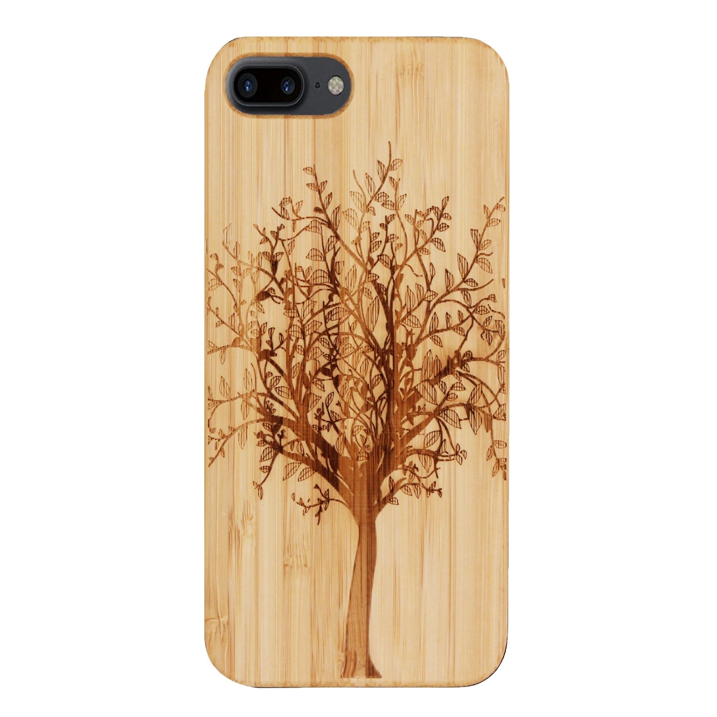Coque en Bambou Arbre de Vie Eden pour iPhone 6/6S/7/8 Plus