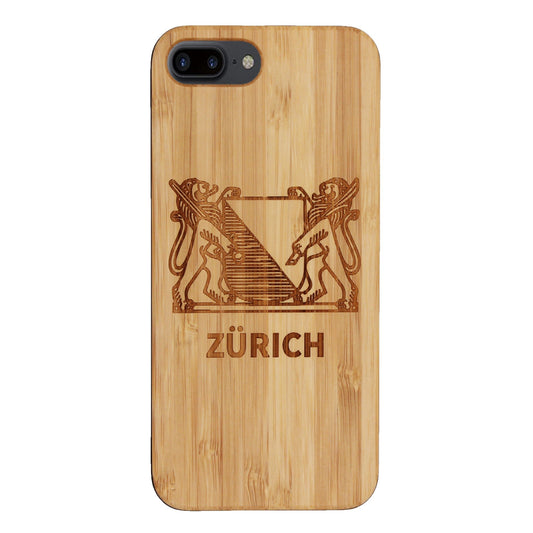 Zürich Wappen Eden Case aus Bambus für iPhone 6/6S/7/8 Plus