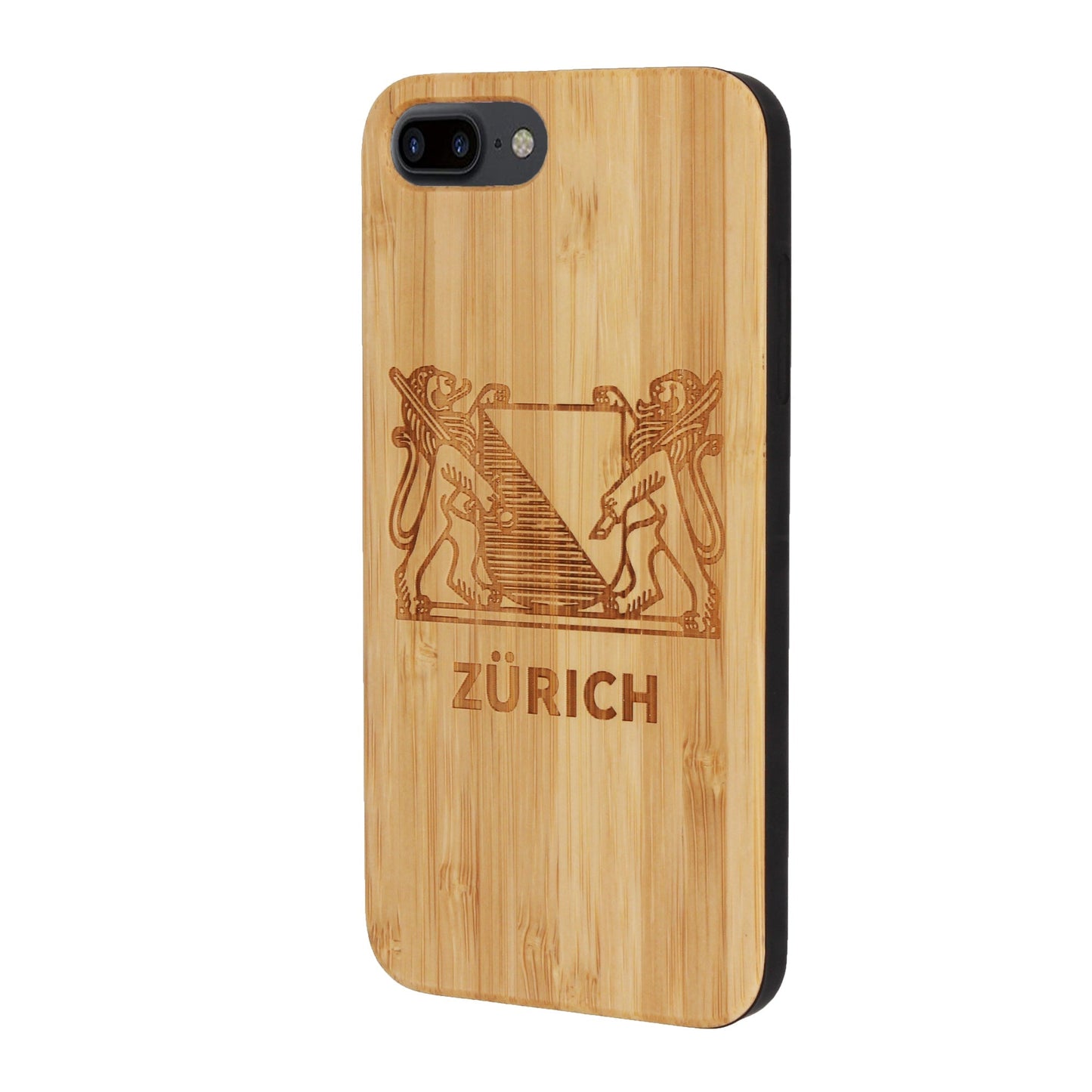 Zurich Coat of Arms Eden Bamboo Case for iPhone 6/6S/7/8 Plus